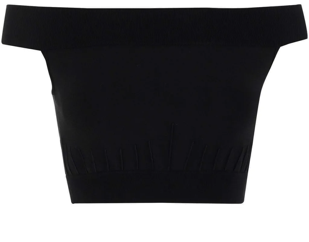 Off-Shoulder Knitted Top