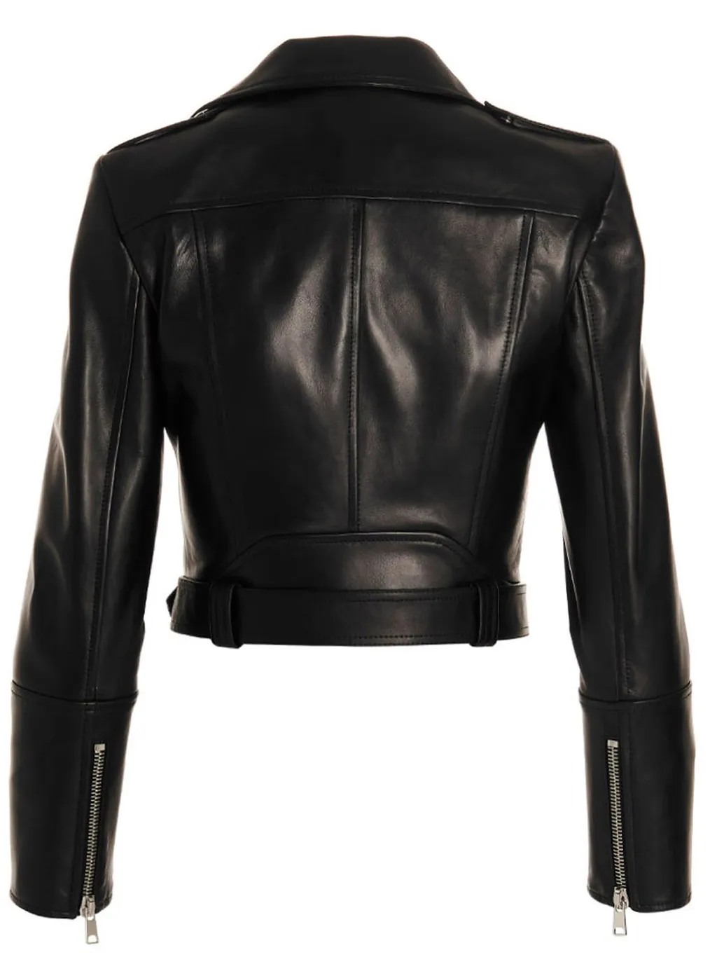 Cropped Biker Jacket