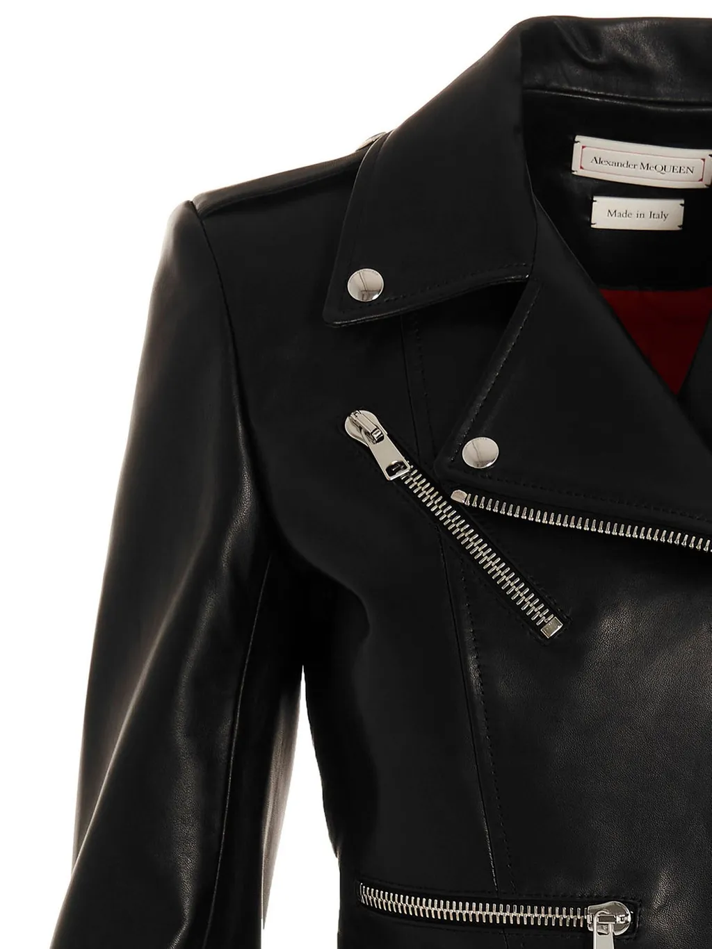 Cropped Biker Jacket
