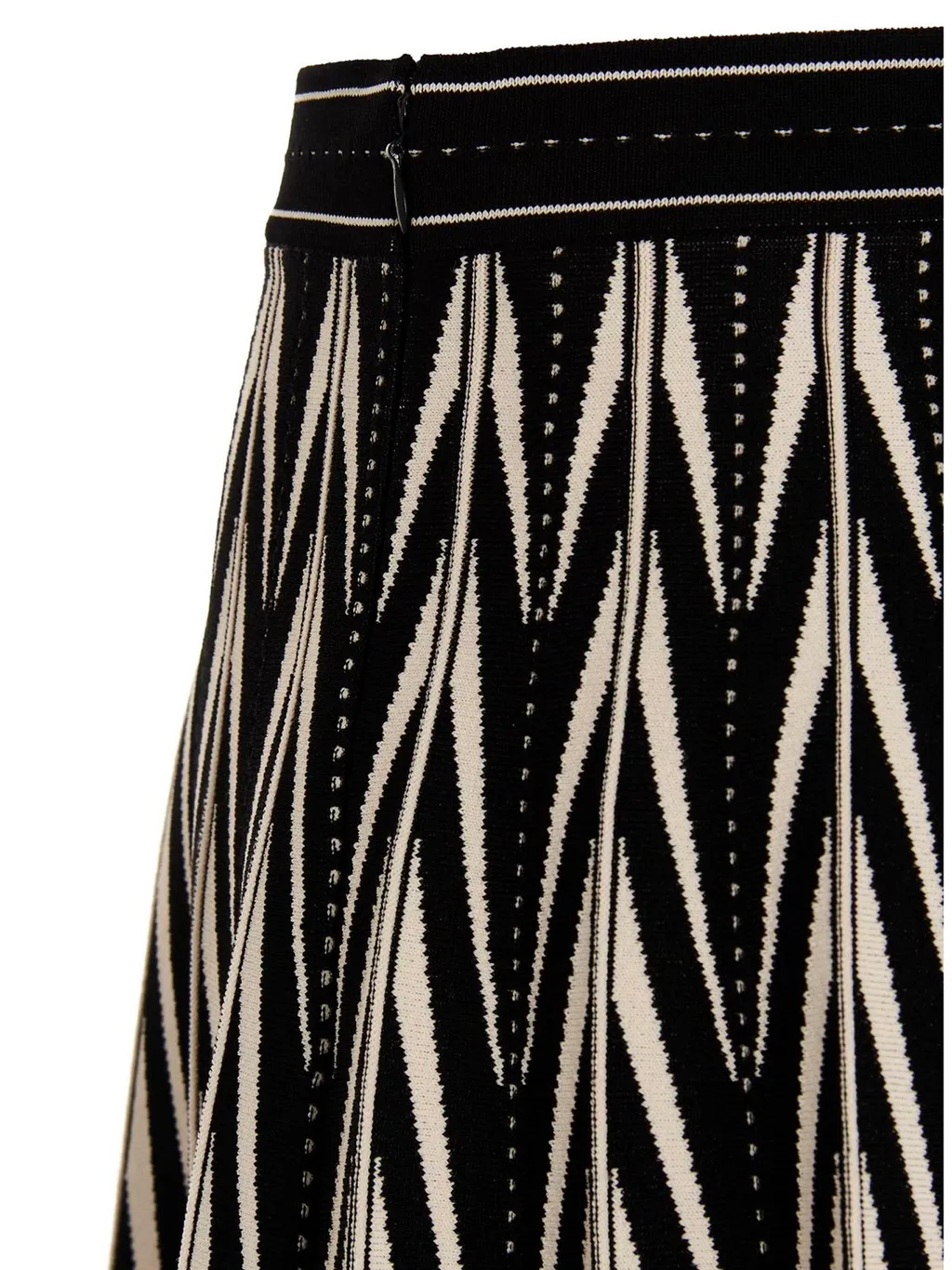 Elasticated Waistband Pleated Mini Skirt