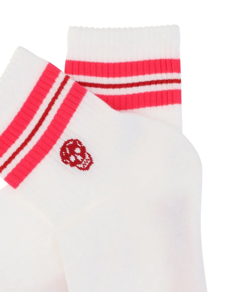 Skull Logo Intarsia Socks