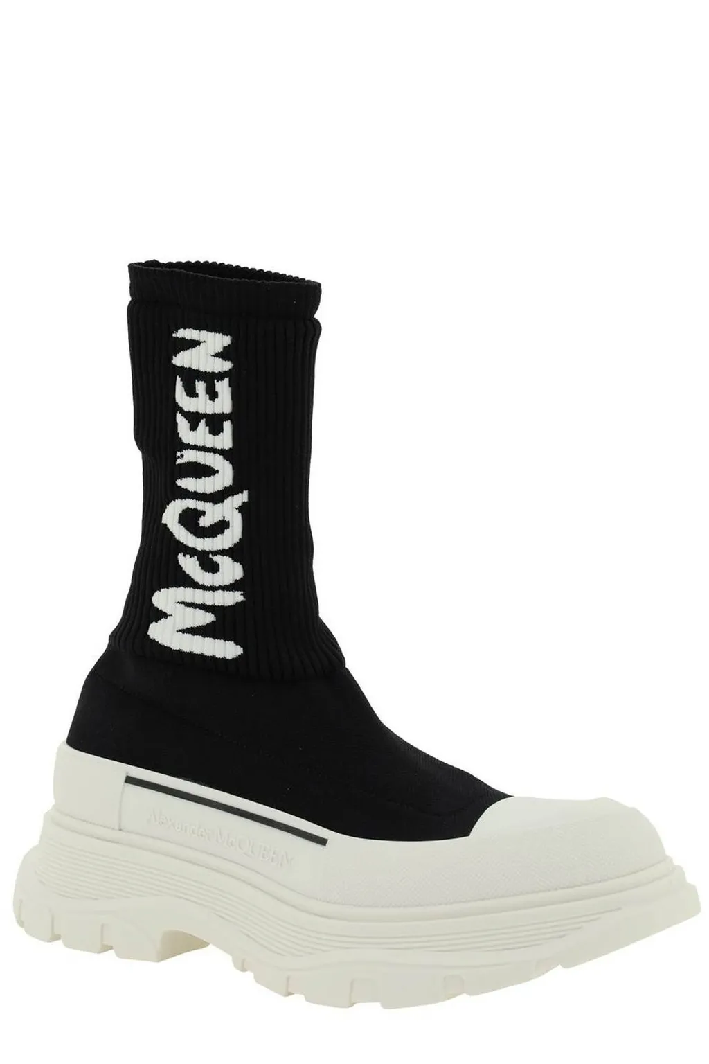 Logo Intarsia Chunky Sock Sneakers