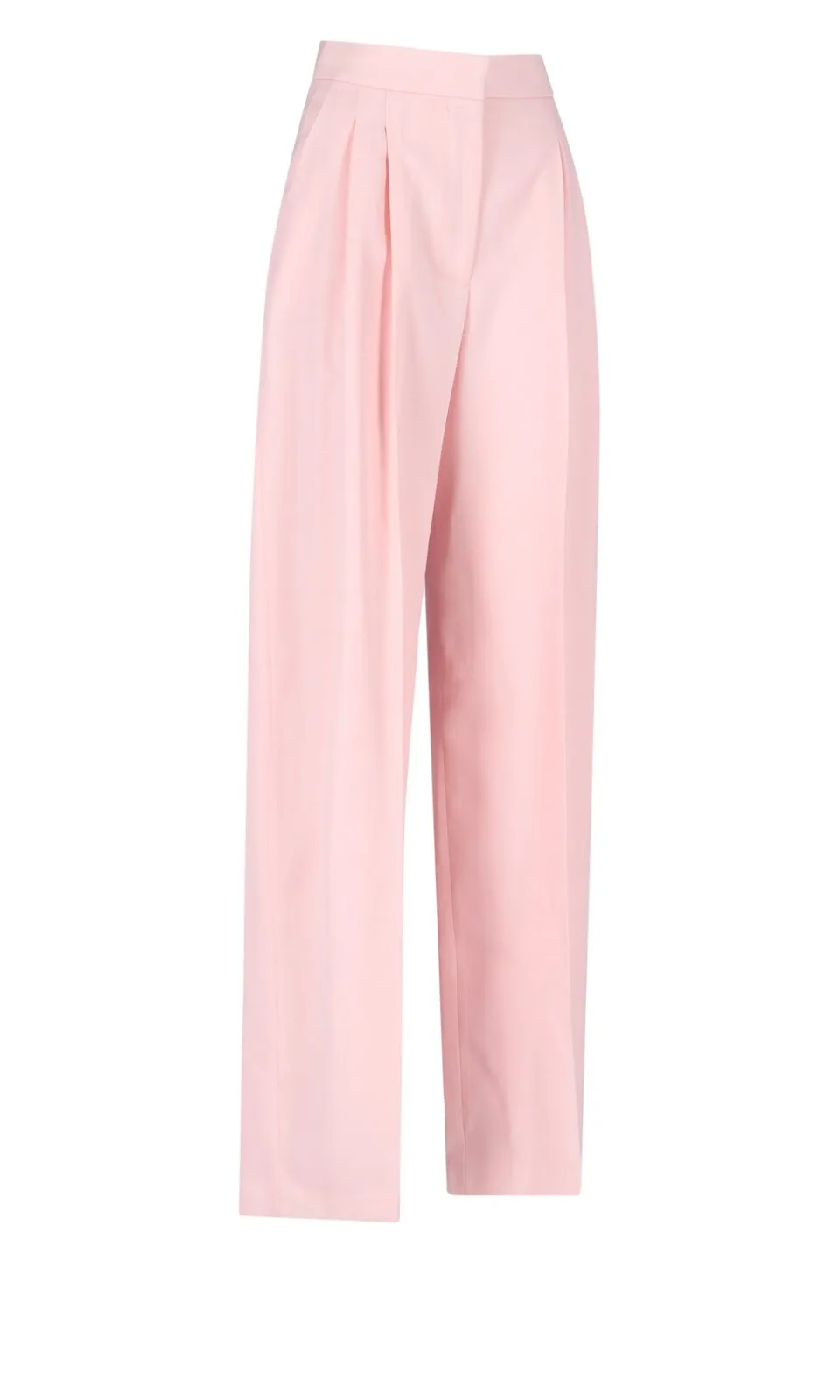Pleat Detailed Wide-Leg Trousers