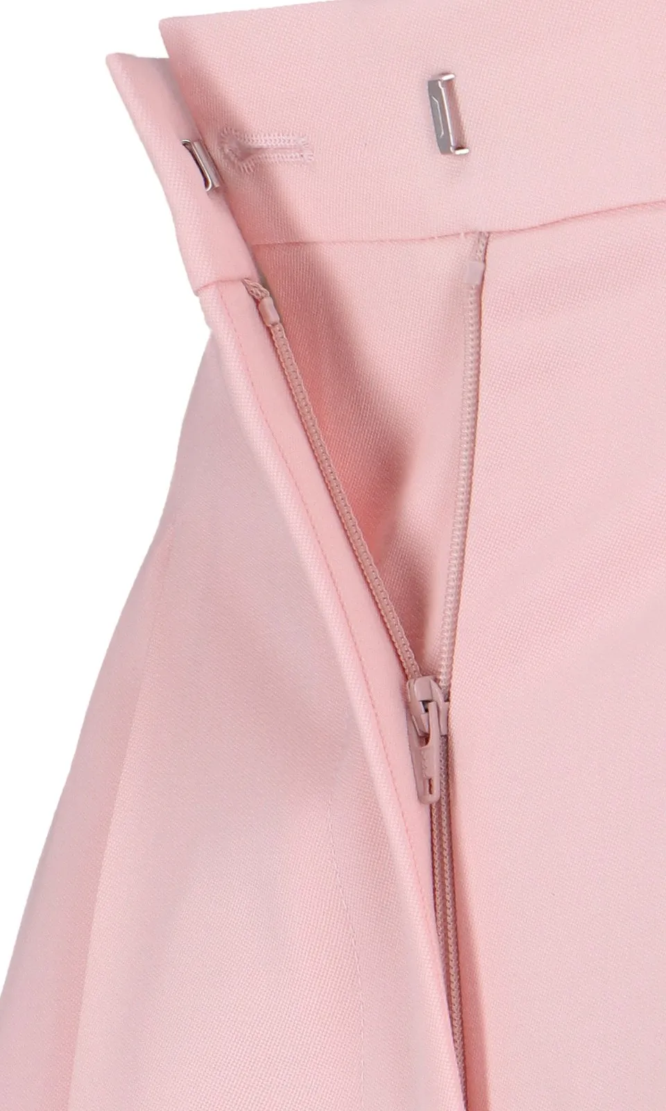 Pleat Detailed Wide-Leg Trousers
