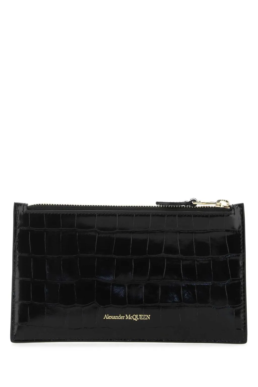 Skull Embossed Zipped Wallet