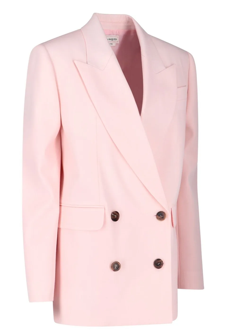 Double-Breasted Long Sleeved Blazer