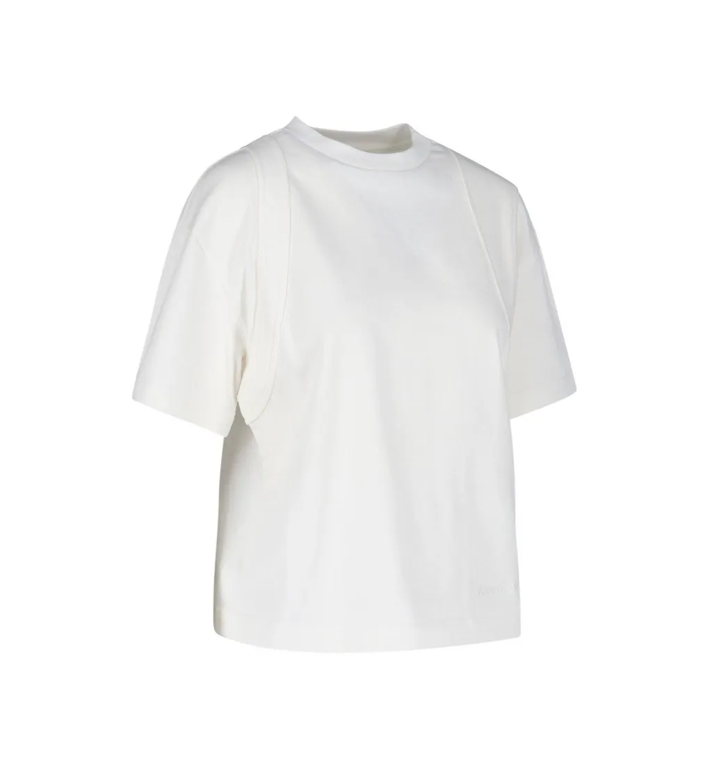 Seam-Detailed Crewneck T-Shirt