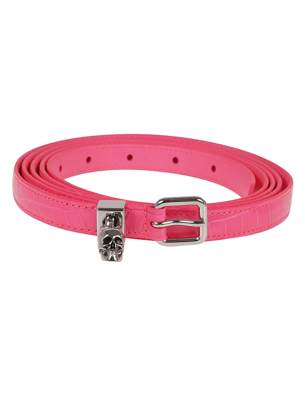 Skull Charm Buckle Belt