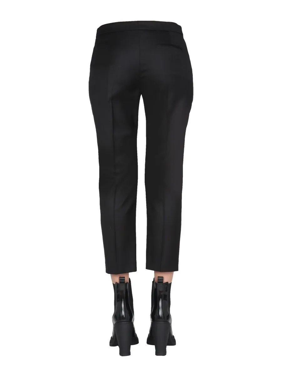 Cropped Straight Leg Trousers