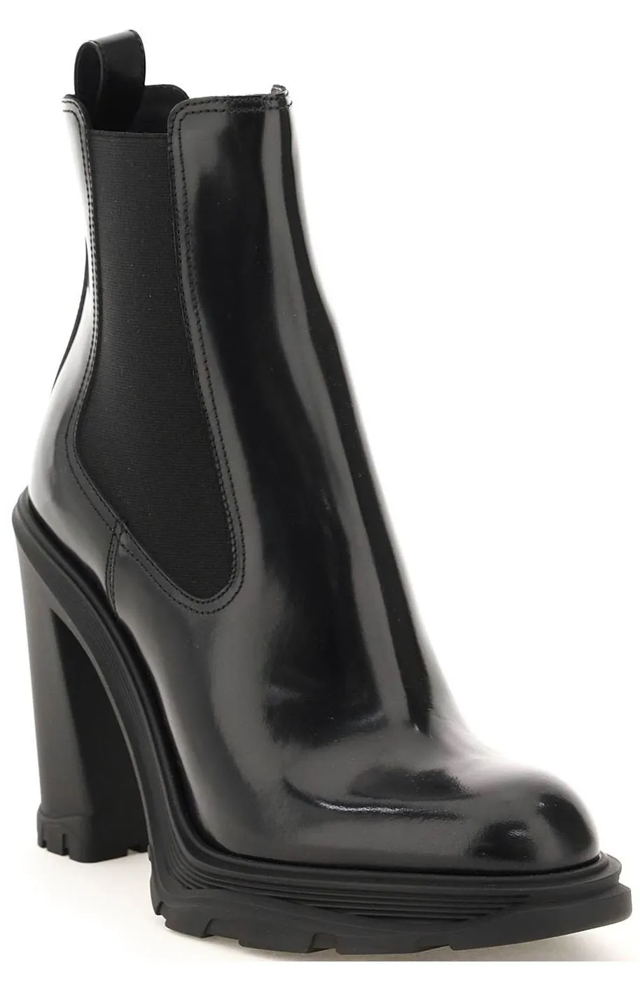 Block-Heeled Ankle Boots