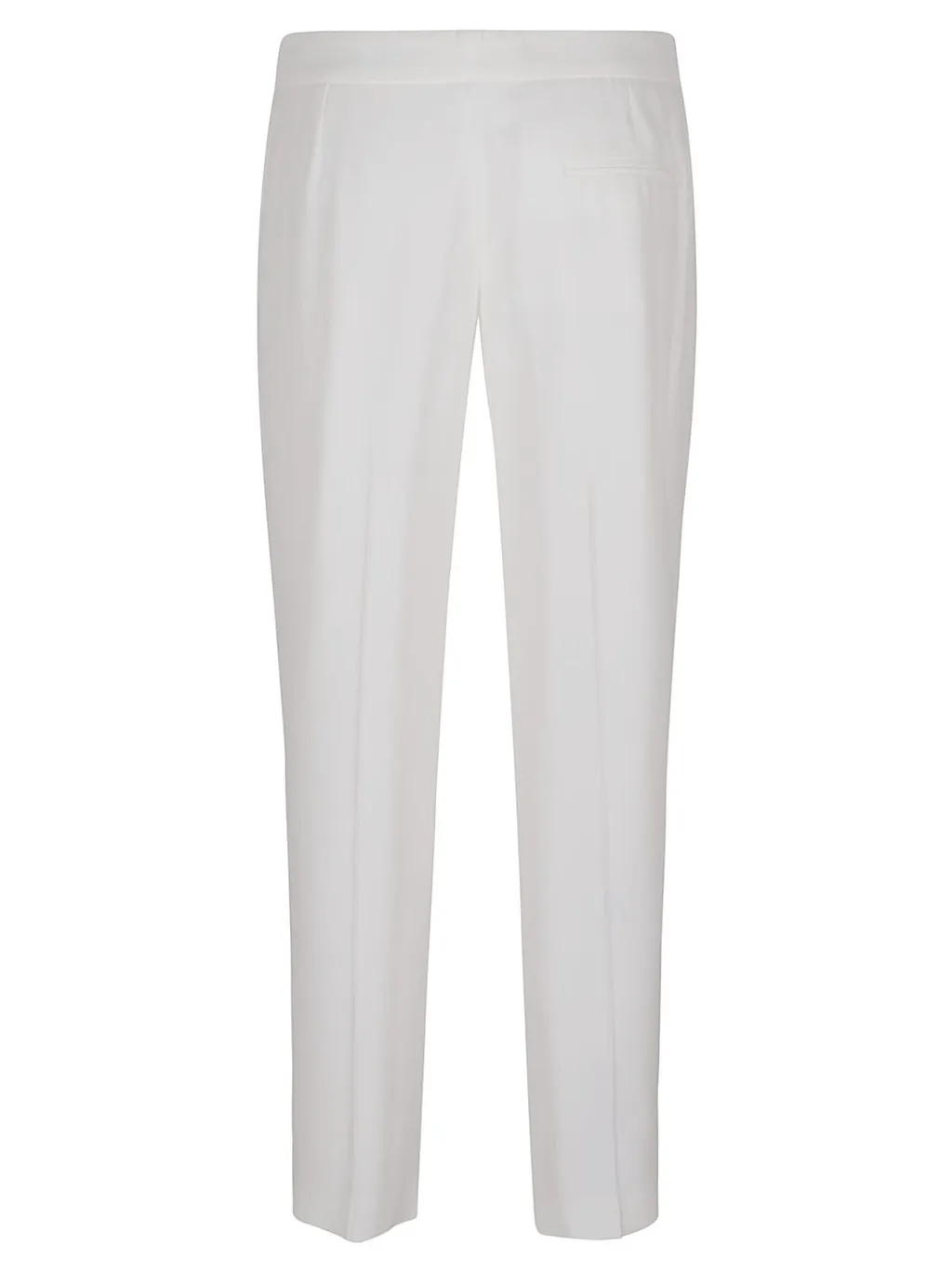 Straight Leg Cropped Trousers