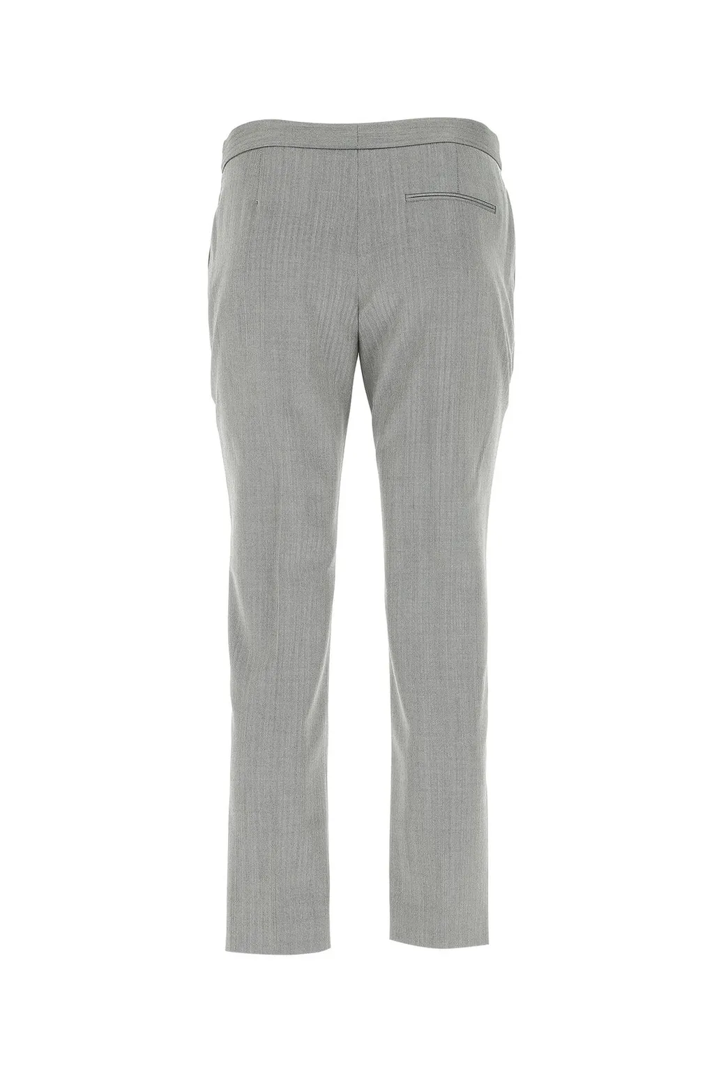 Chevron Cropped Trousers