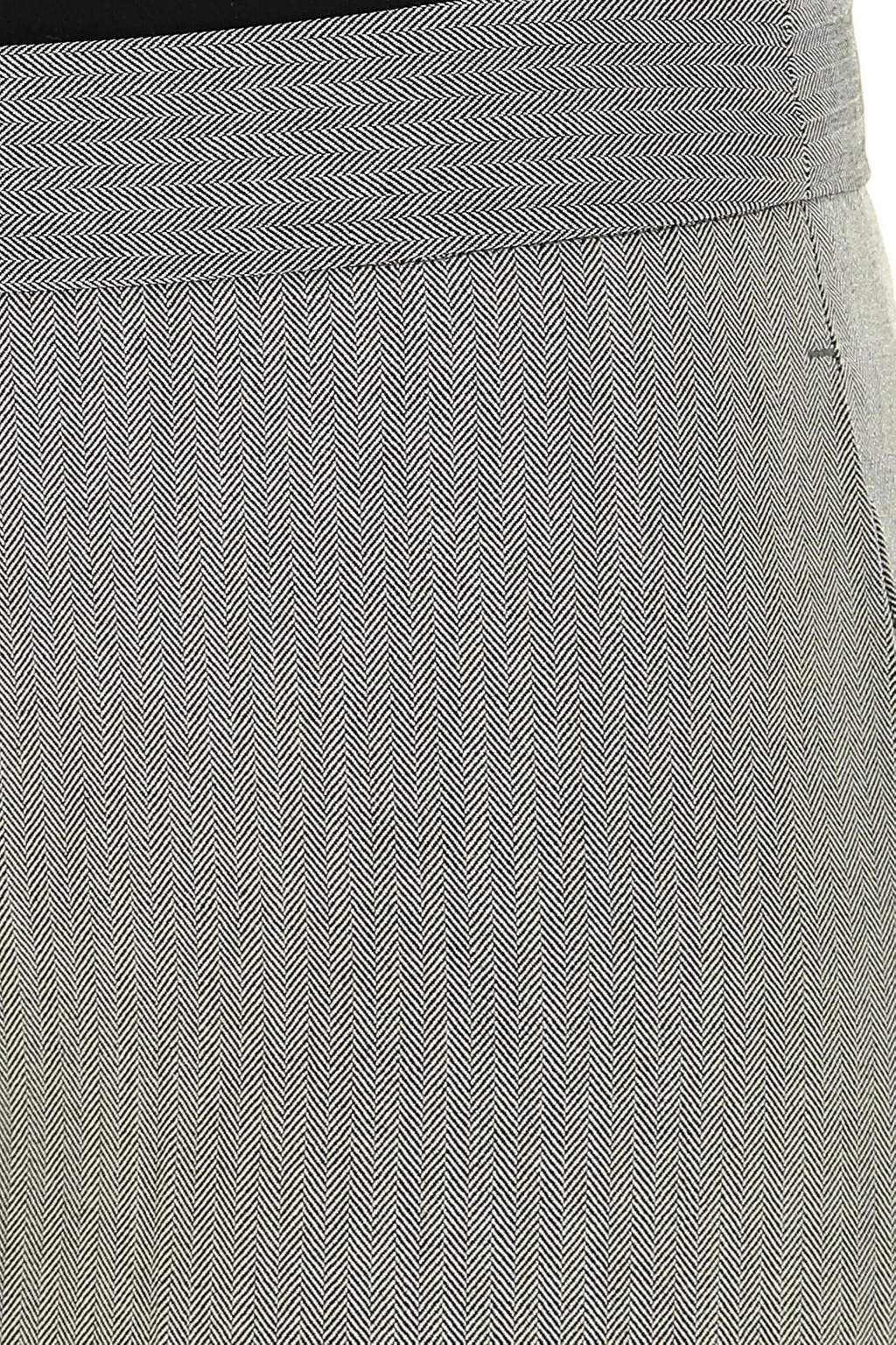 Chevron Cropped Trousers