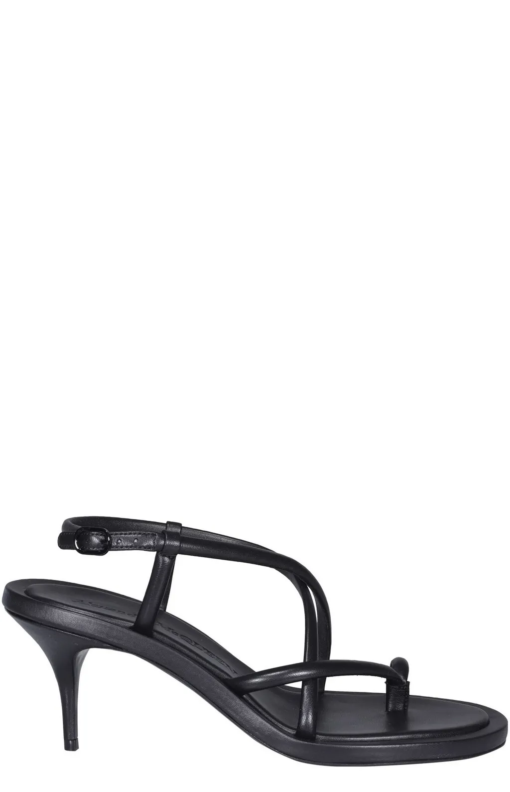 Strappy Kitten-Heeled Sandals