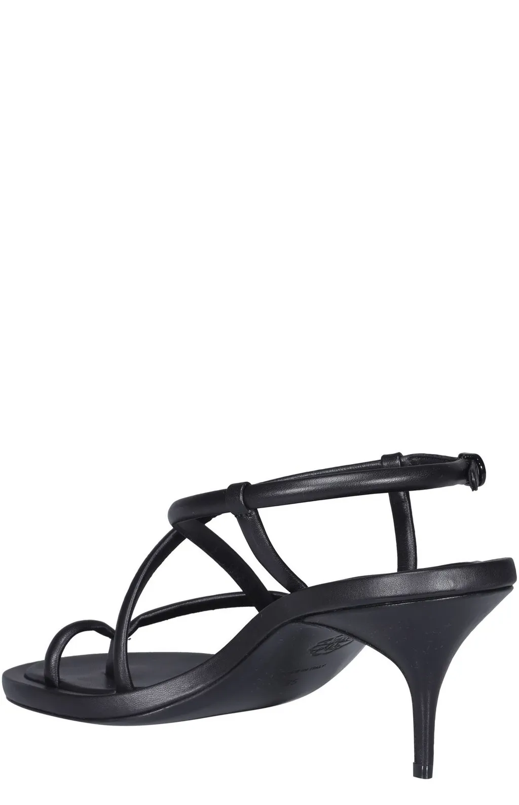Strappy Kitten-Heeled Sandals