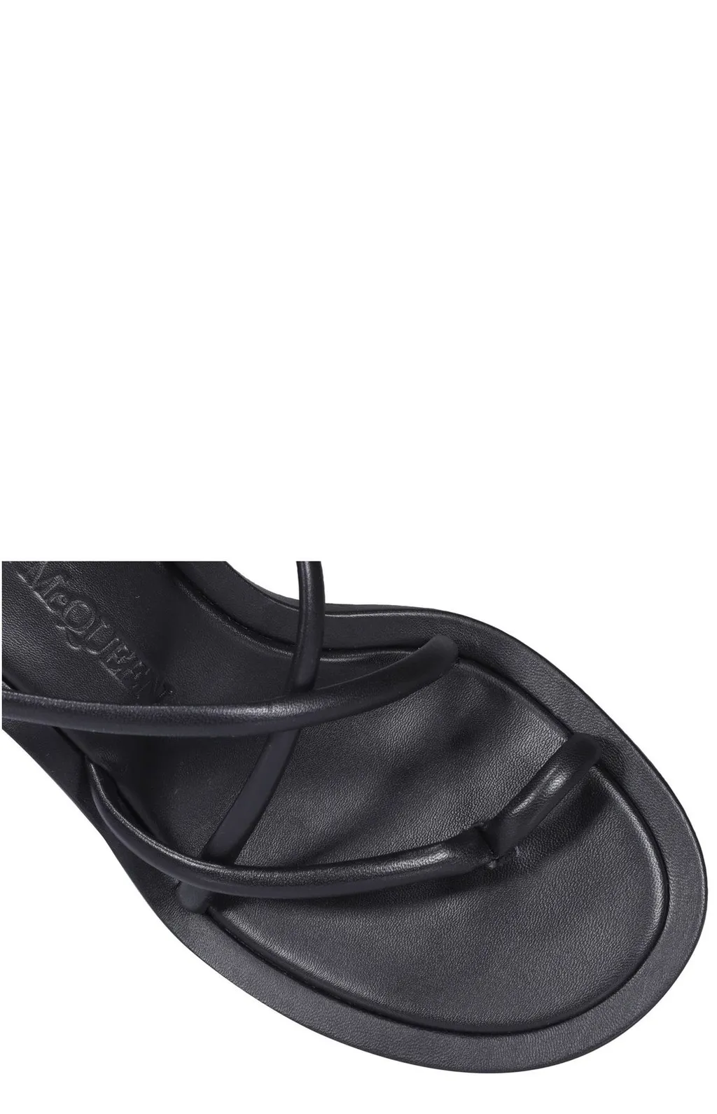 Strappy Kitten-Heeled Sandals
