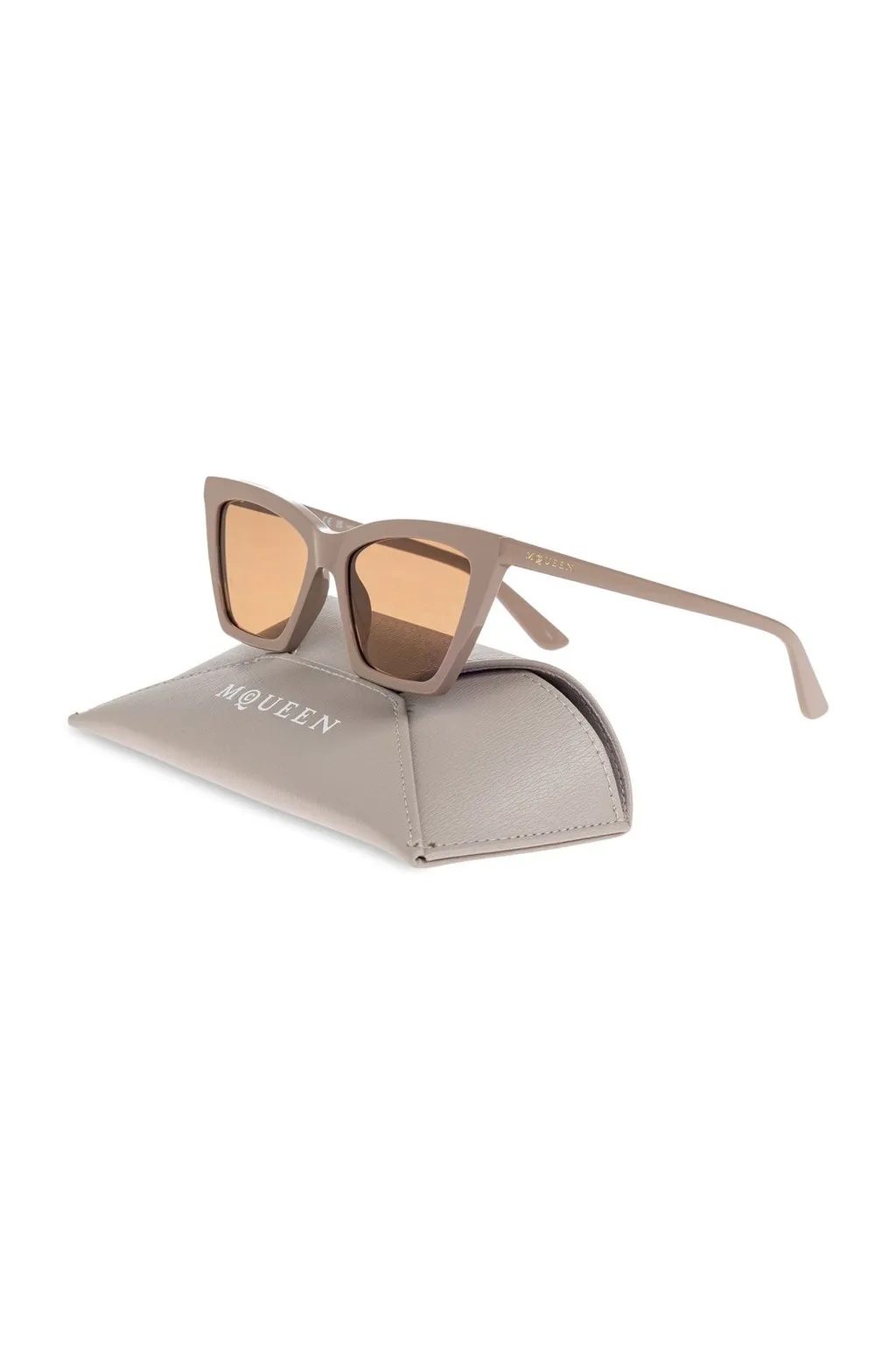 Spike Geometric Cat-Eye Frame Sunglasses