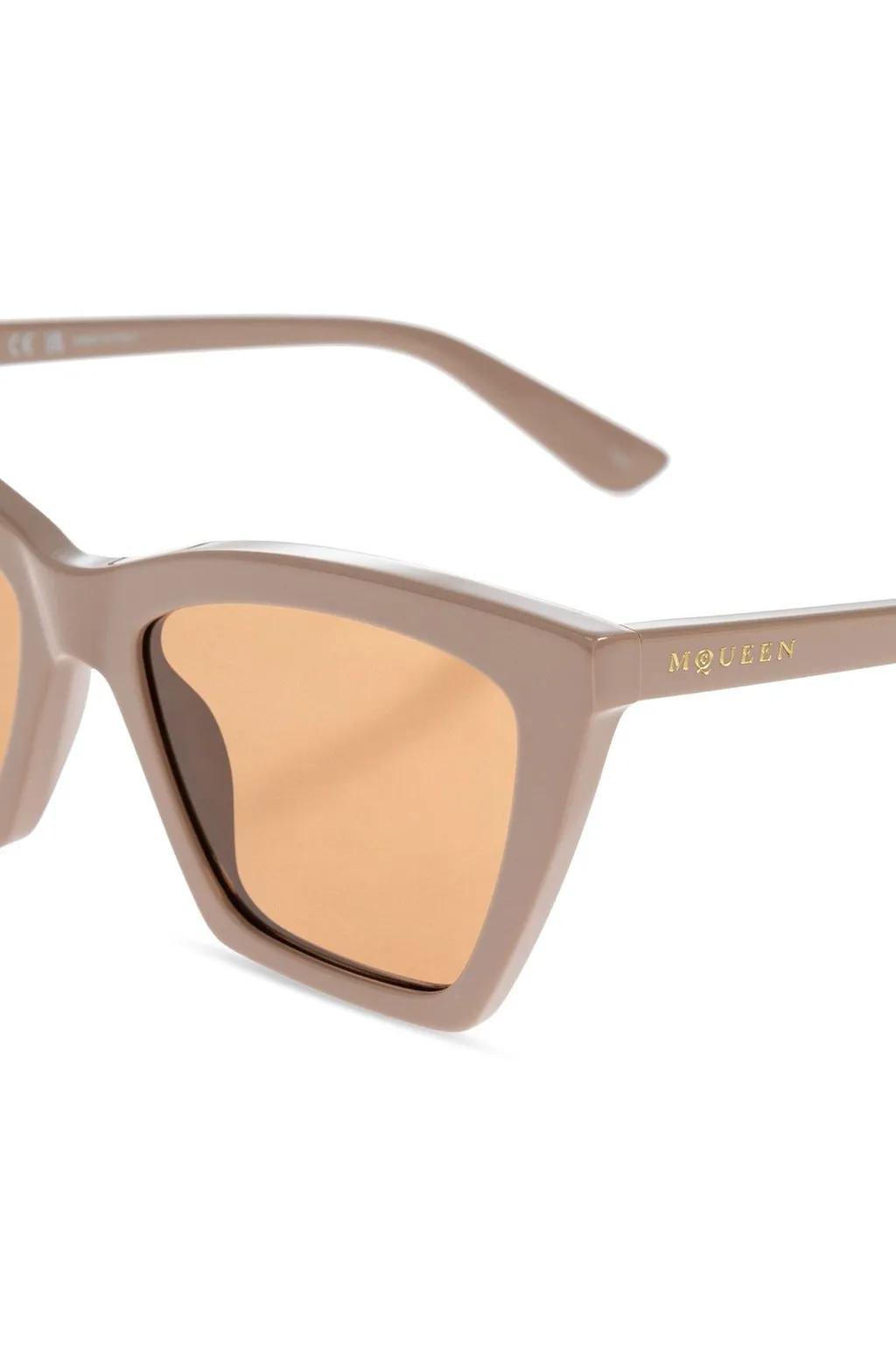 Spike Geometric Cat-Eye Frame Sunglasses