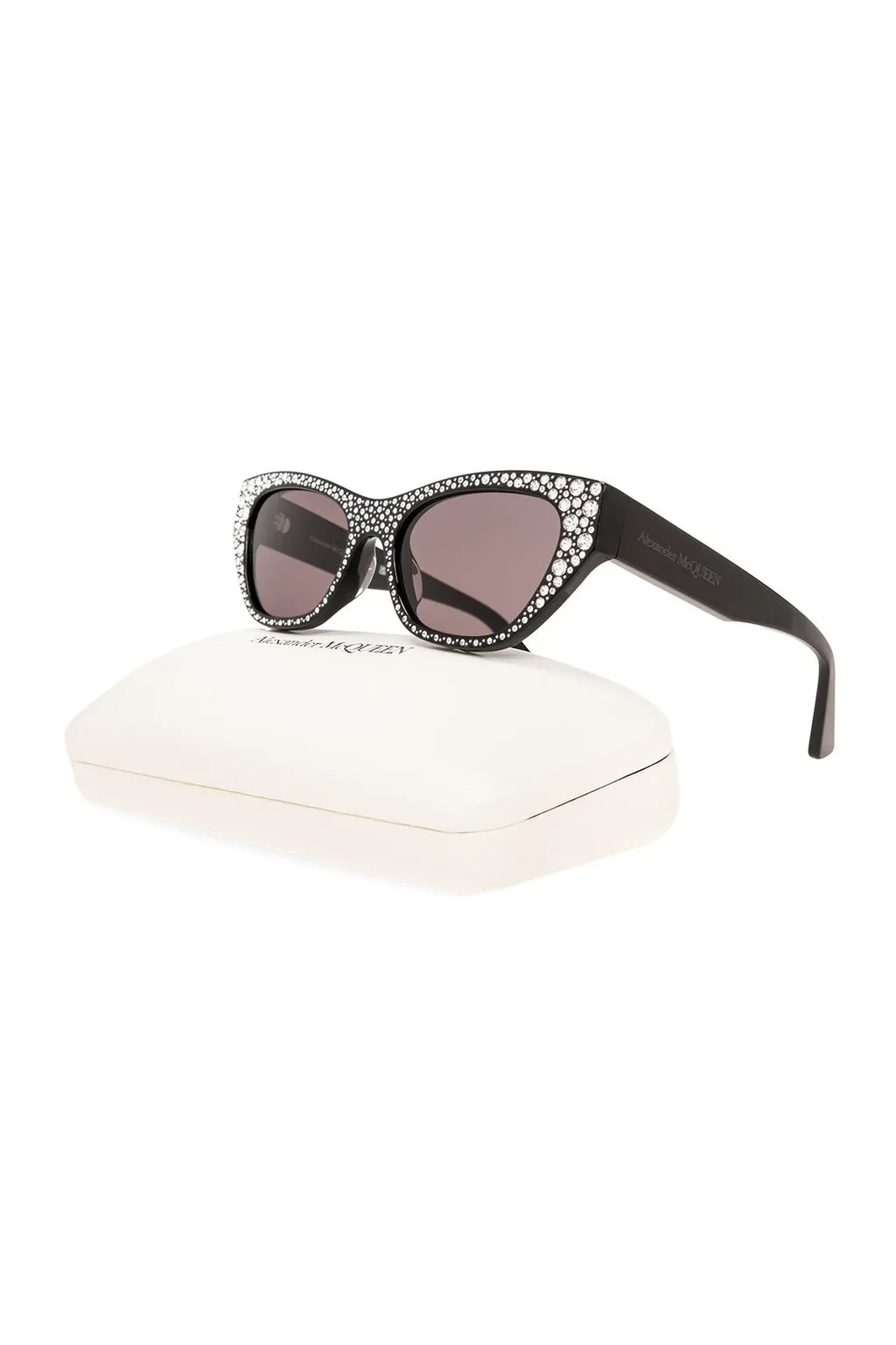 Logo Engraved Cat-Eye Sunglasses