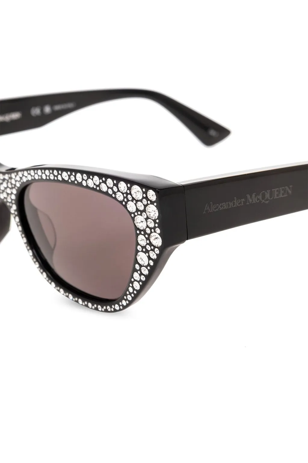 Logo Engraved Cat-Eye Sunglasses