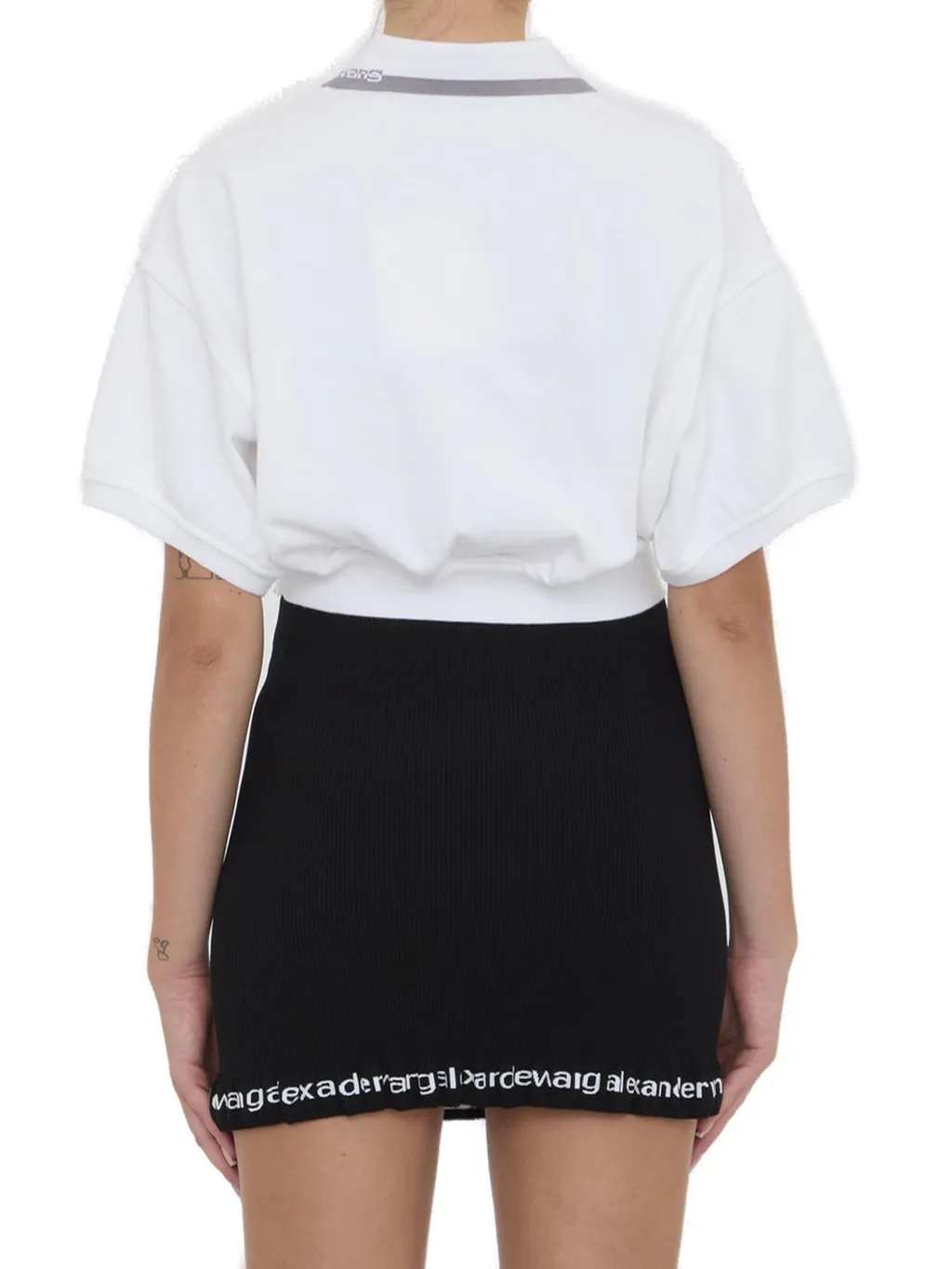 Cropped Polo Shirt