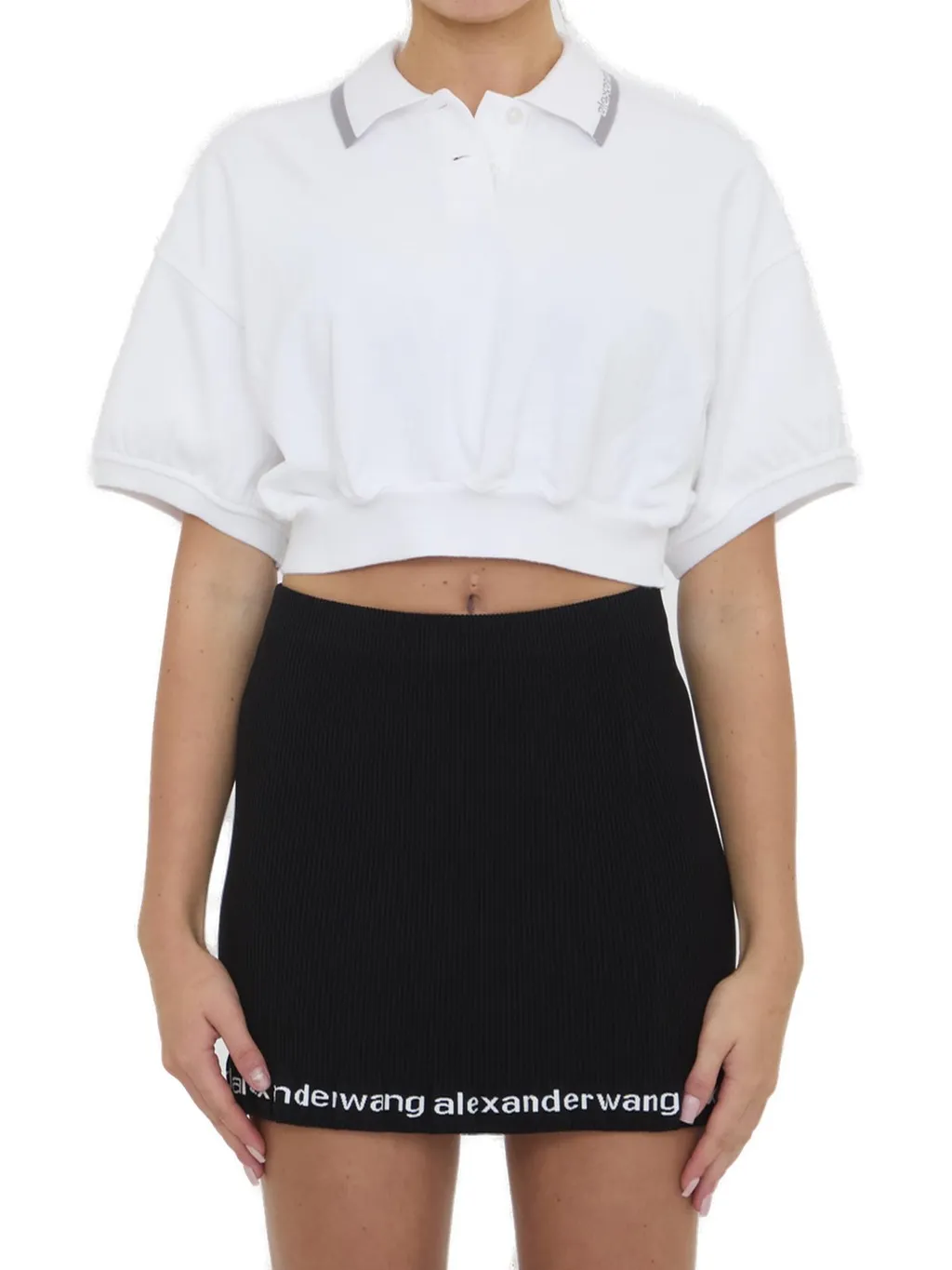 Cropped Polo Shirt