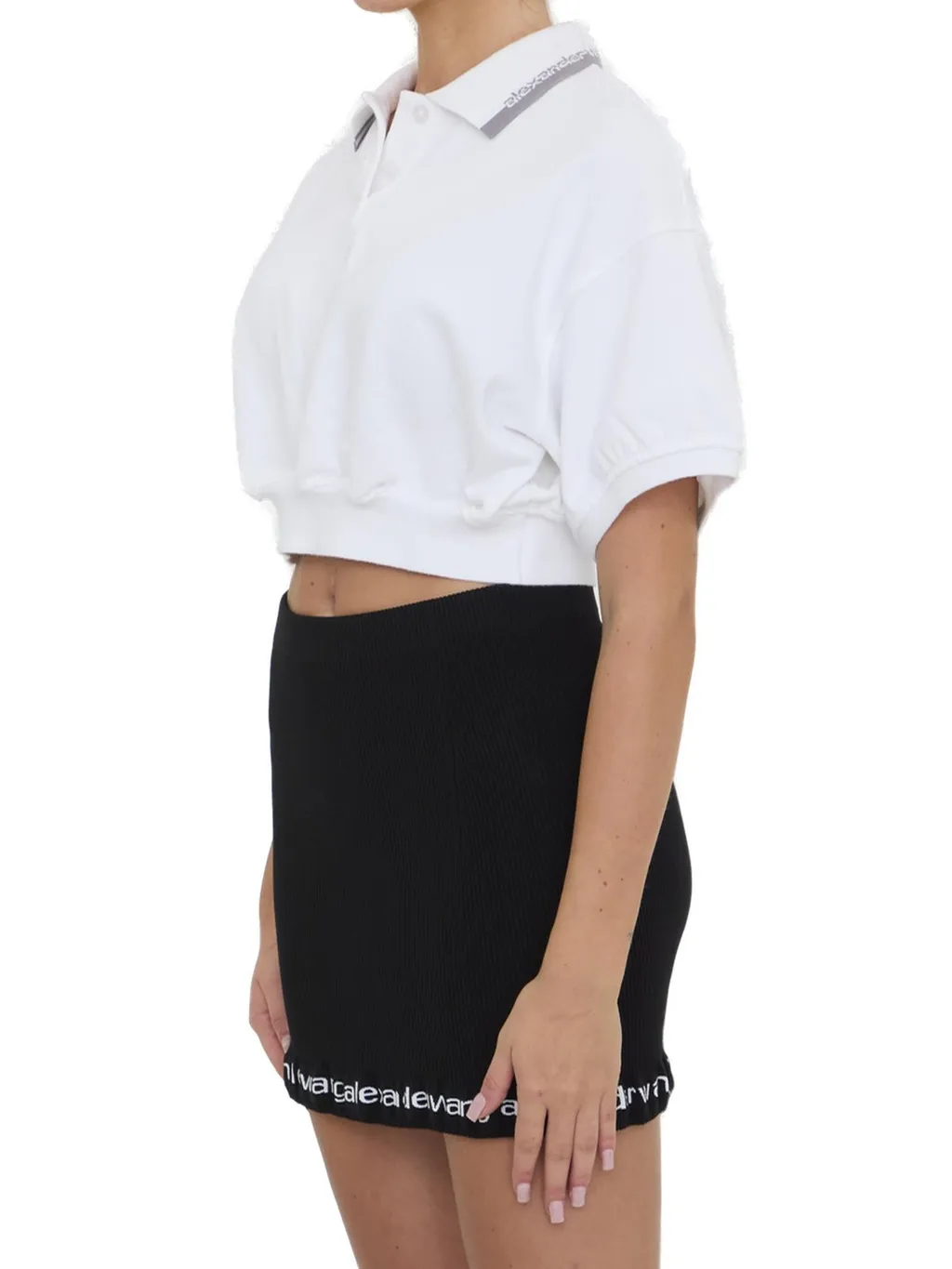 Cropped Polo Shirt