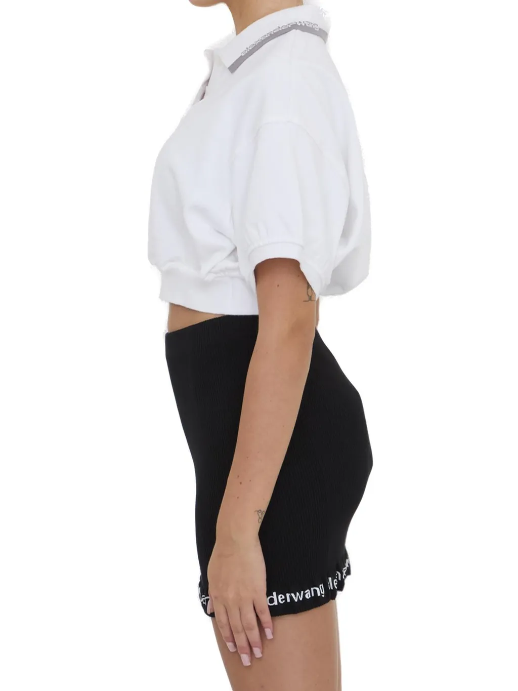 Cropped Polo Shirt
