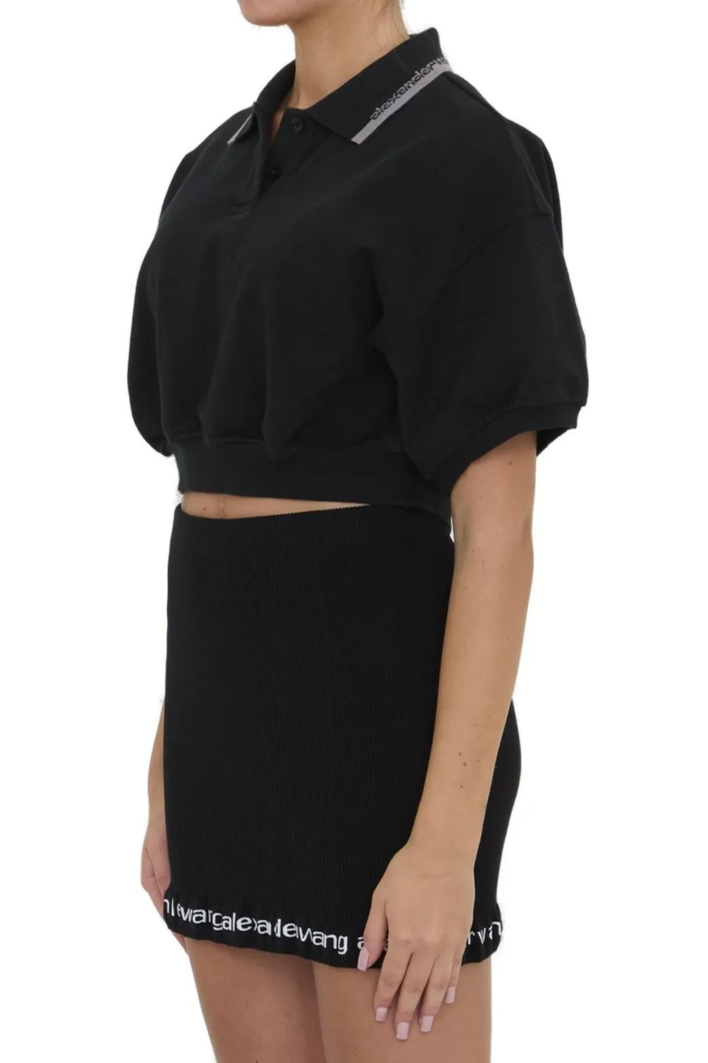Cropped Polo Shirt