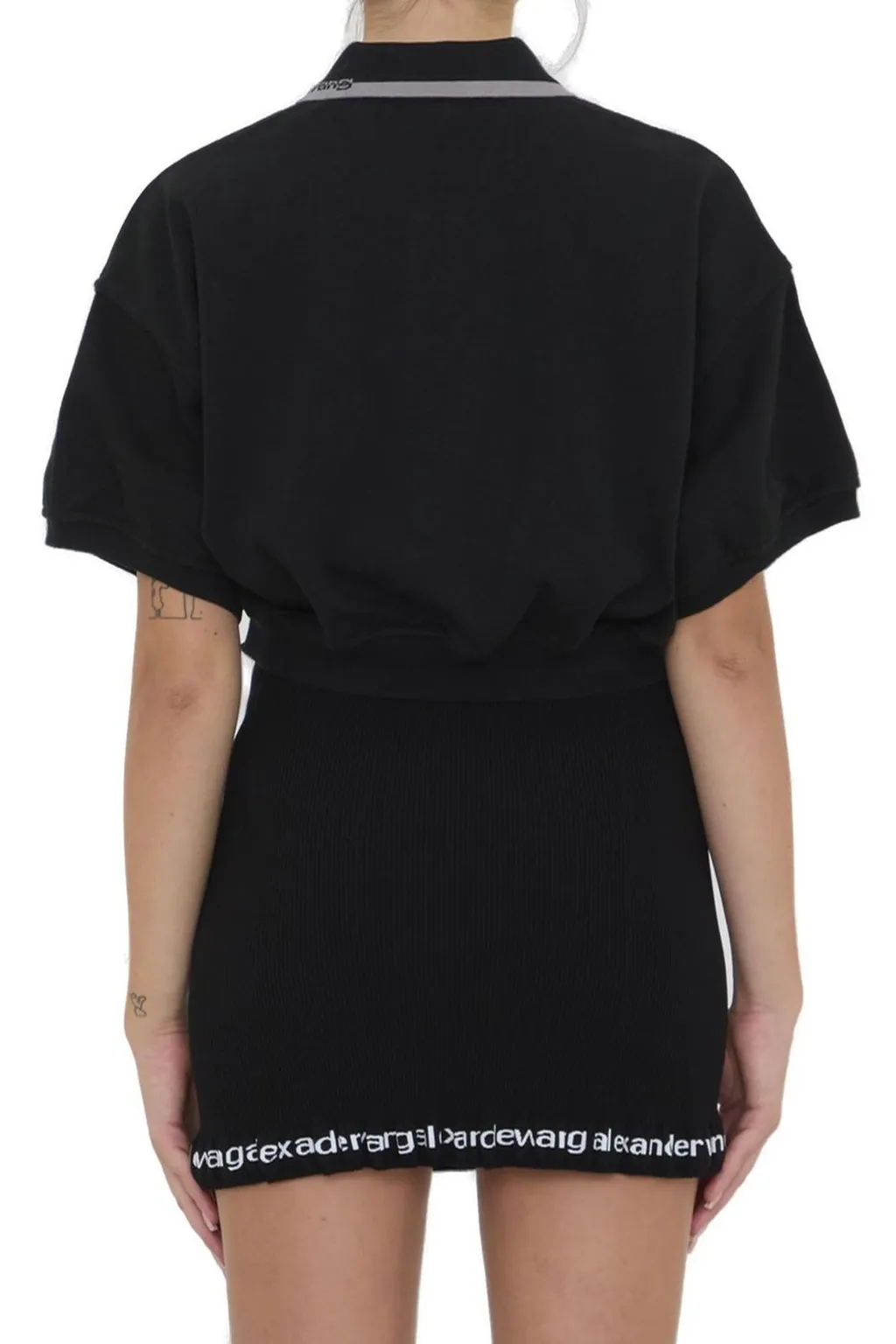 Cropped Polo Shirt