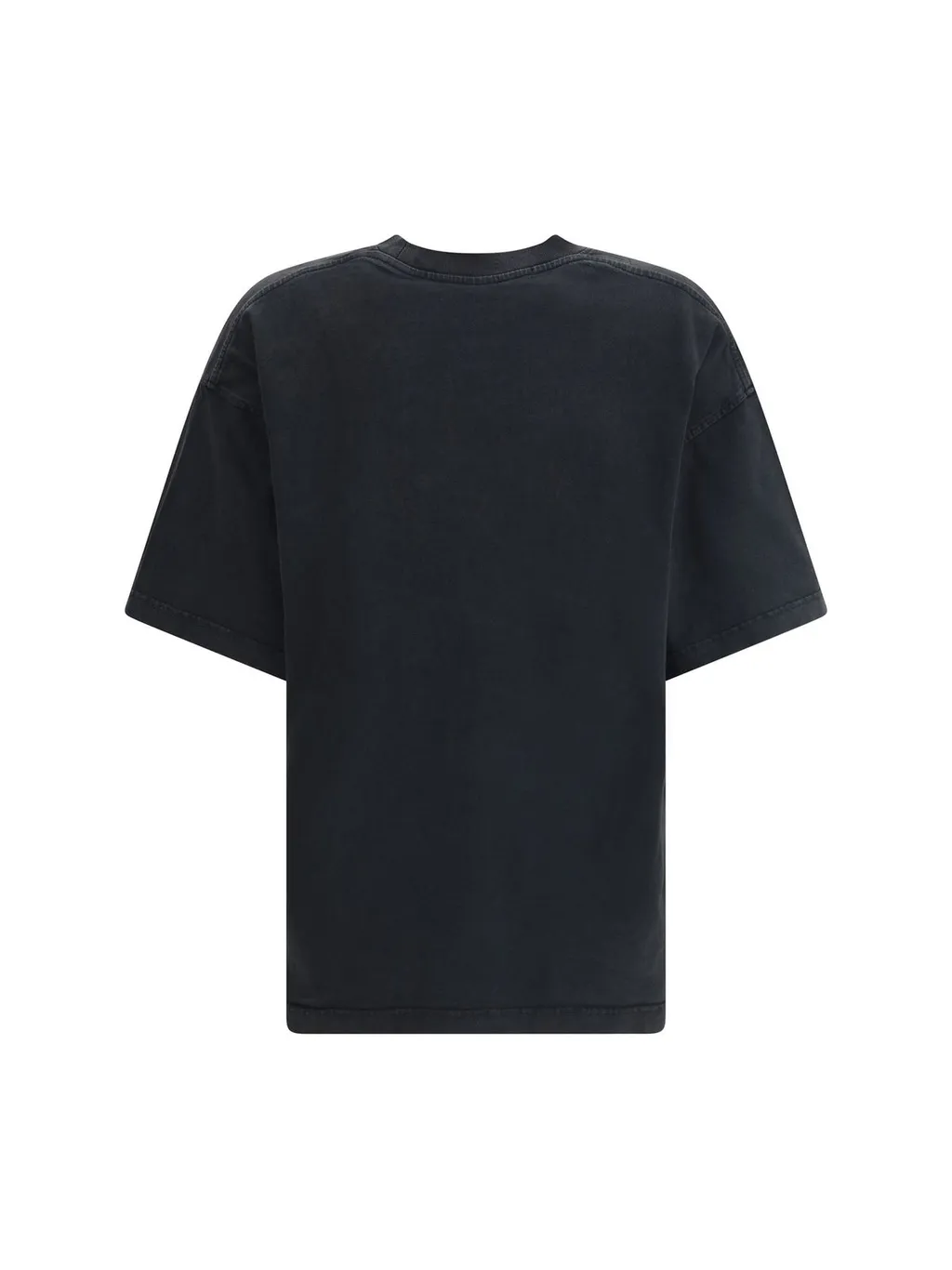 Oversized Logo Embossed Crewneck T-Shirt