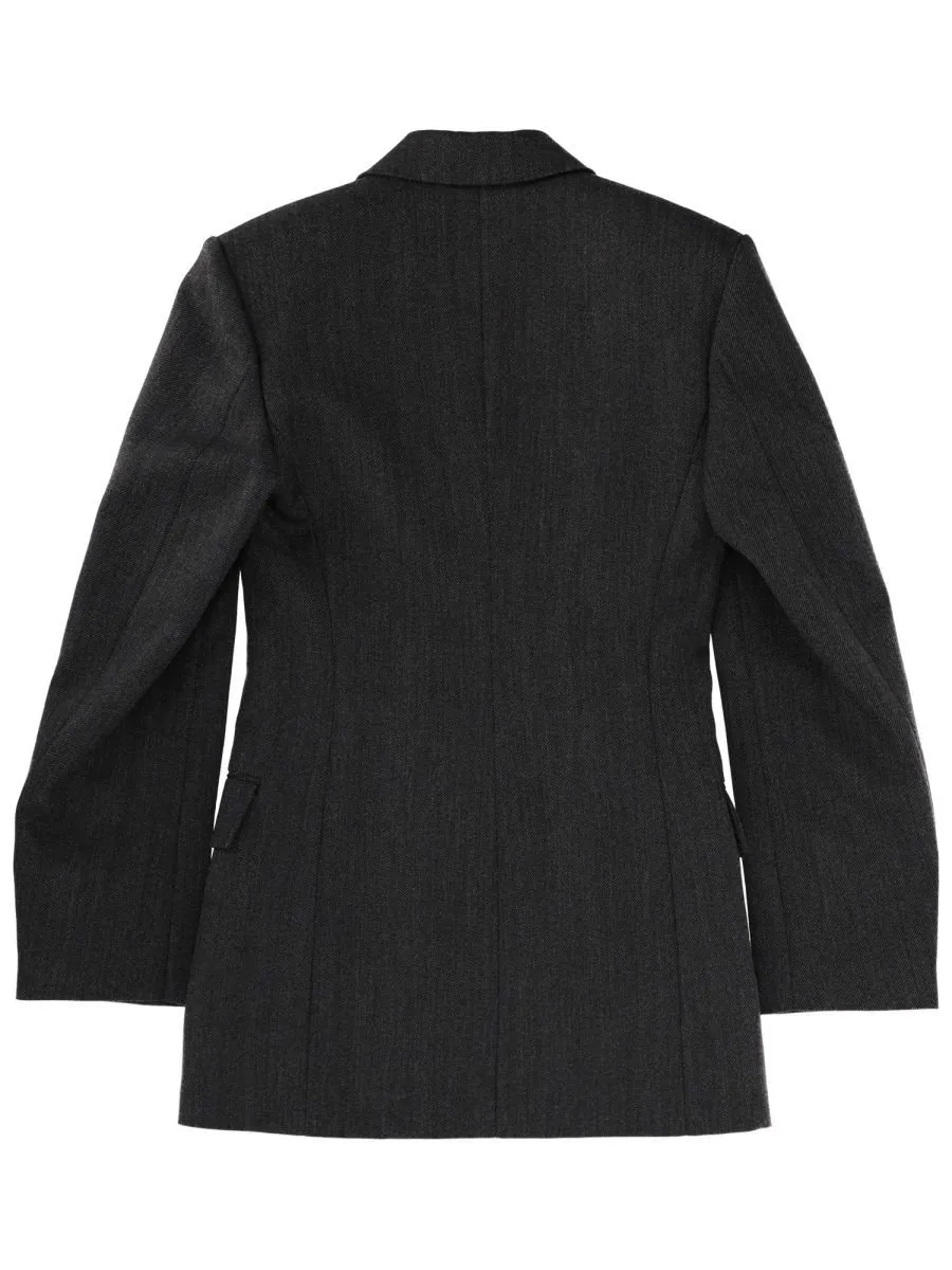 Double-Breasted Fitted Blazer Dress