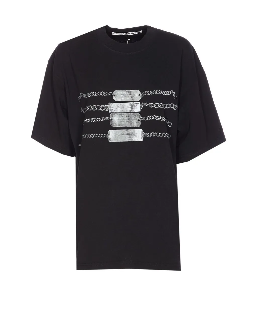 Chain Graphic Printed Oversized T-Shirt