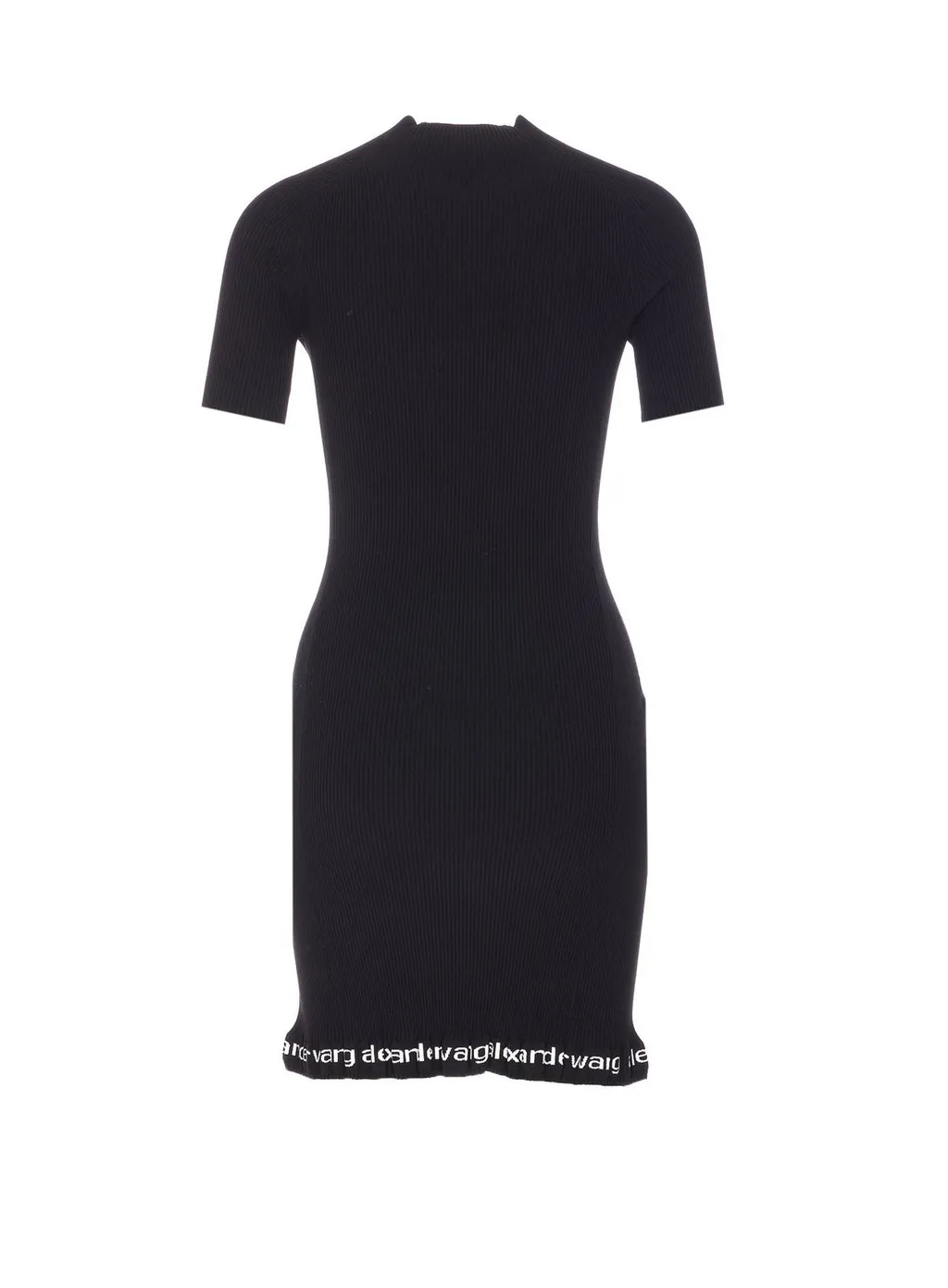 Ribbed Short-Sleeved Dress