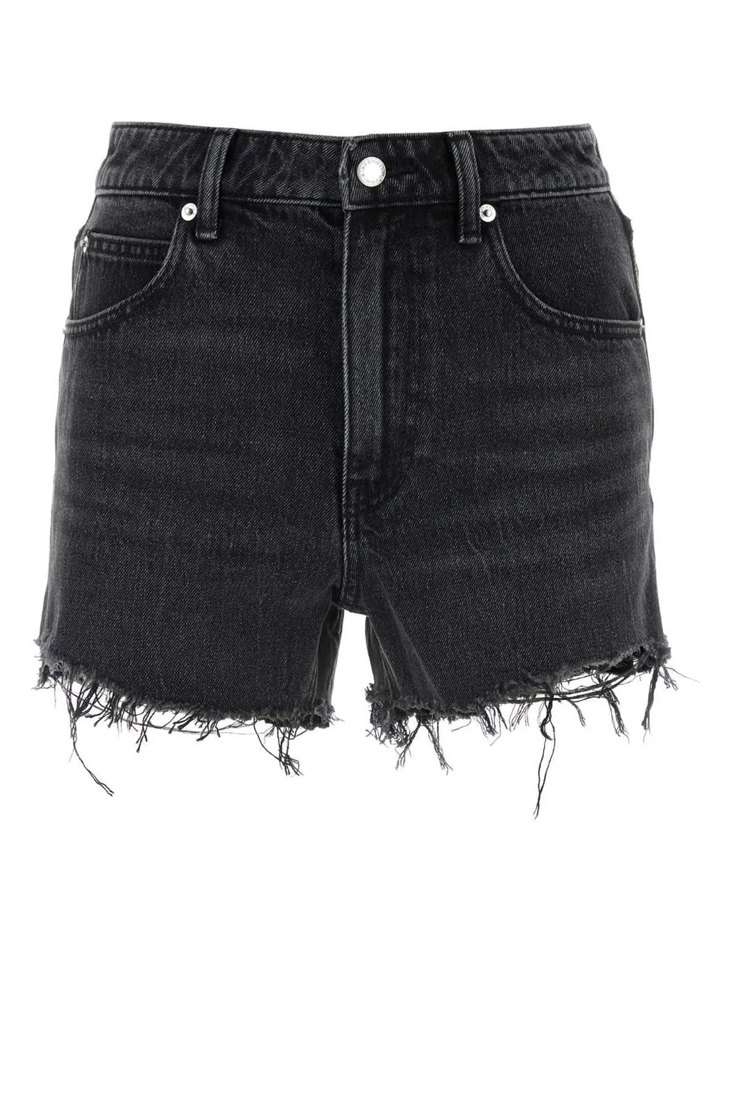 Frayed Edge Denim Shorts