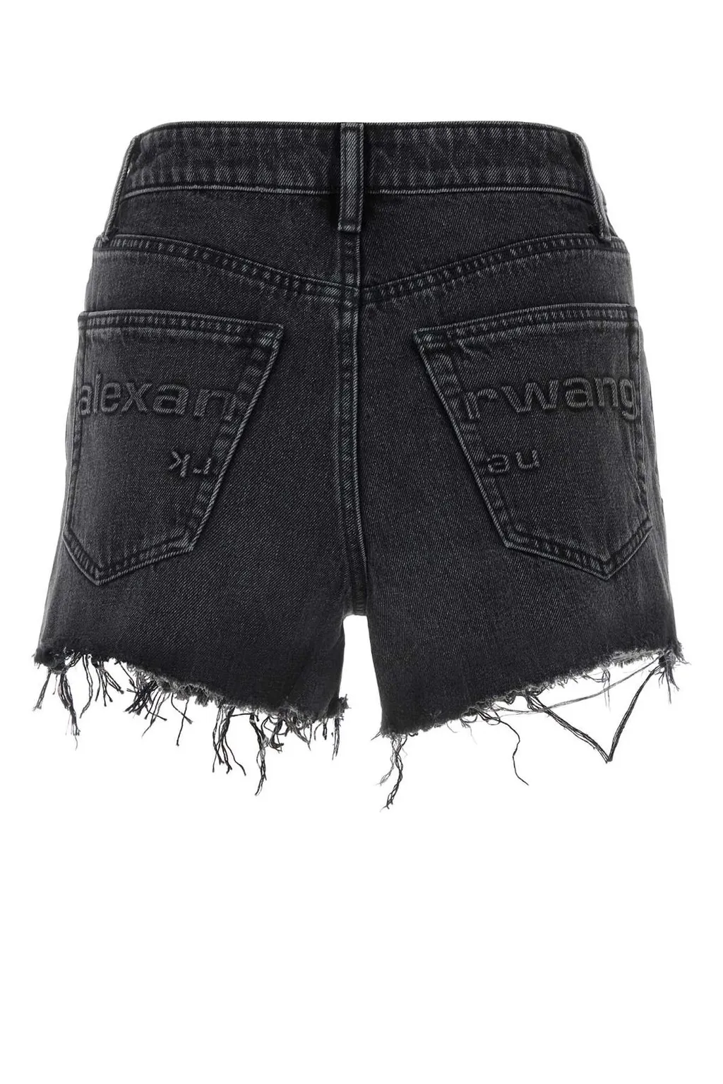 Frayed Edge Denim Shorts