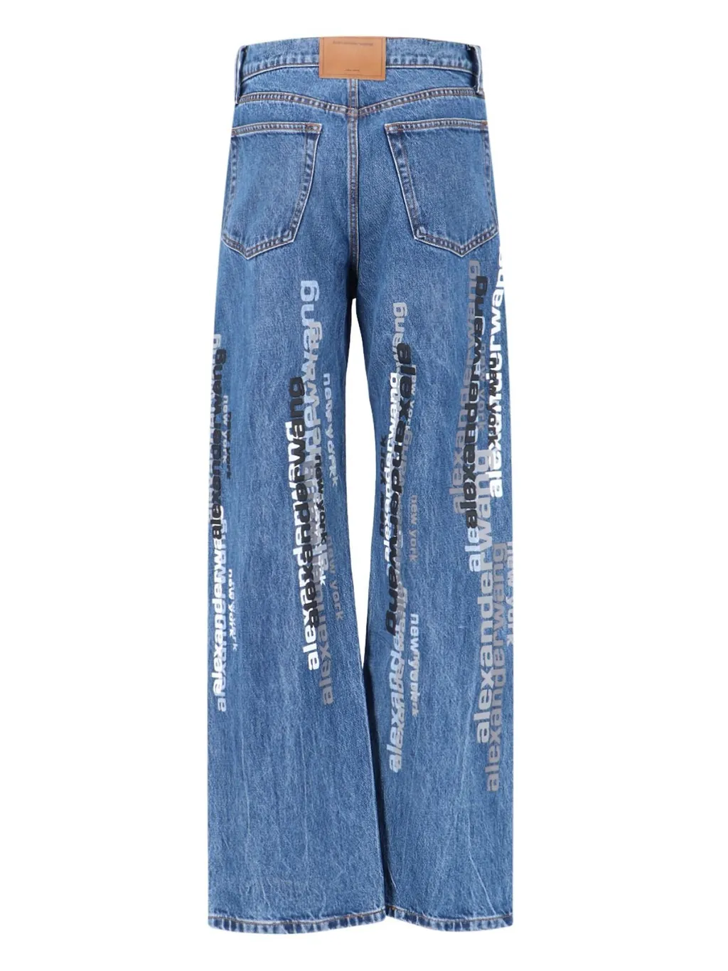 Ez Vertical Logo Screen Print Jeans