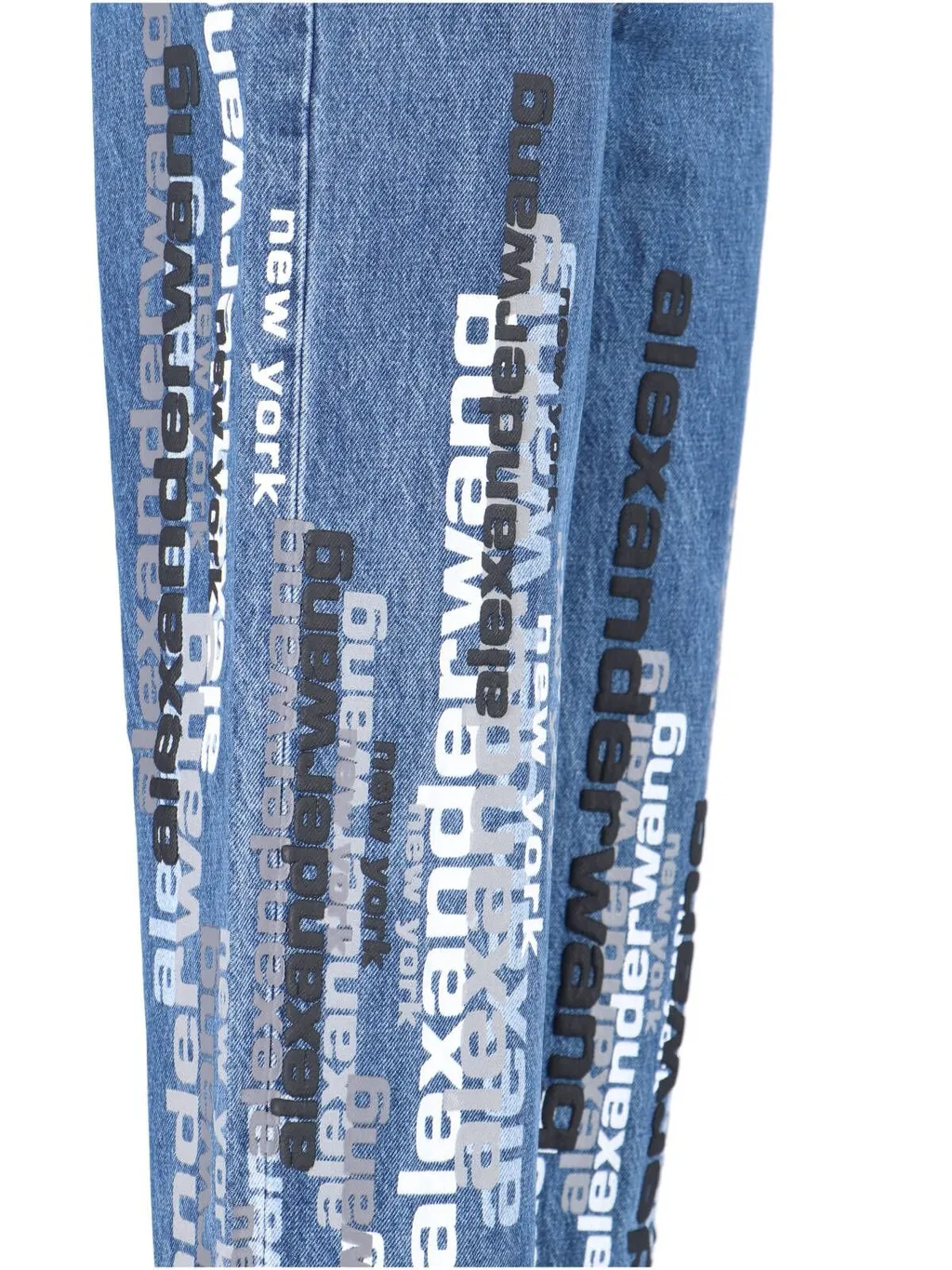 Ez Vertical Logo Screen Print Jeans
