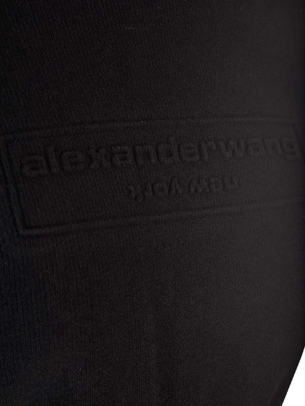 Logo Embossed Ribbed Jumper