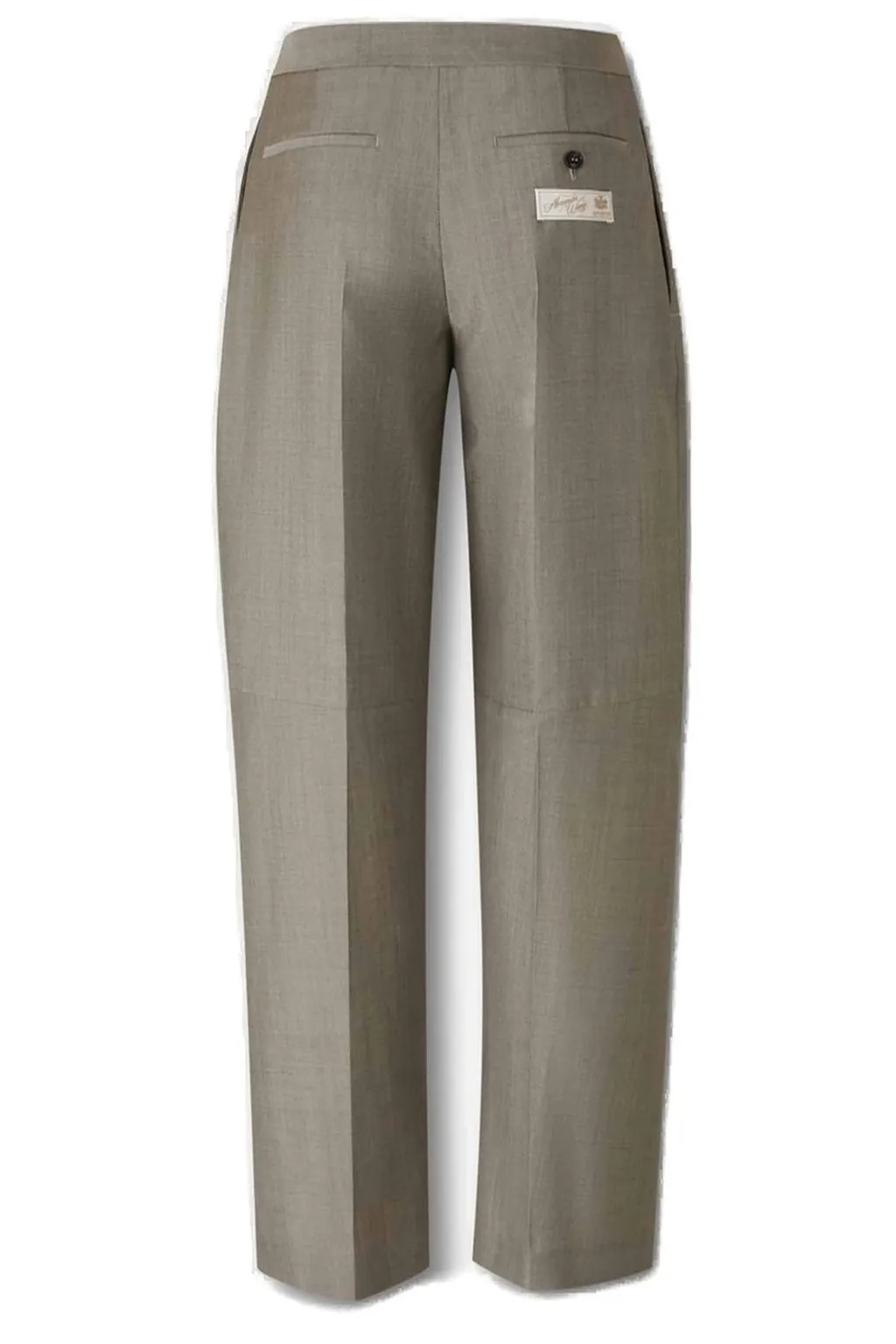 Mid-Rise Tailored Pants