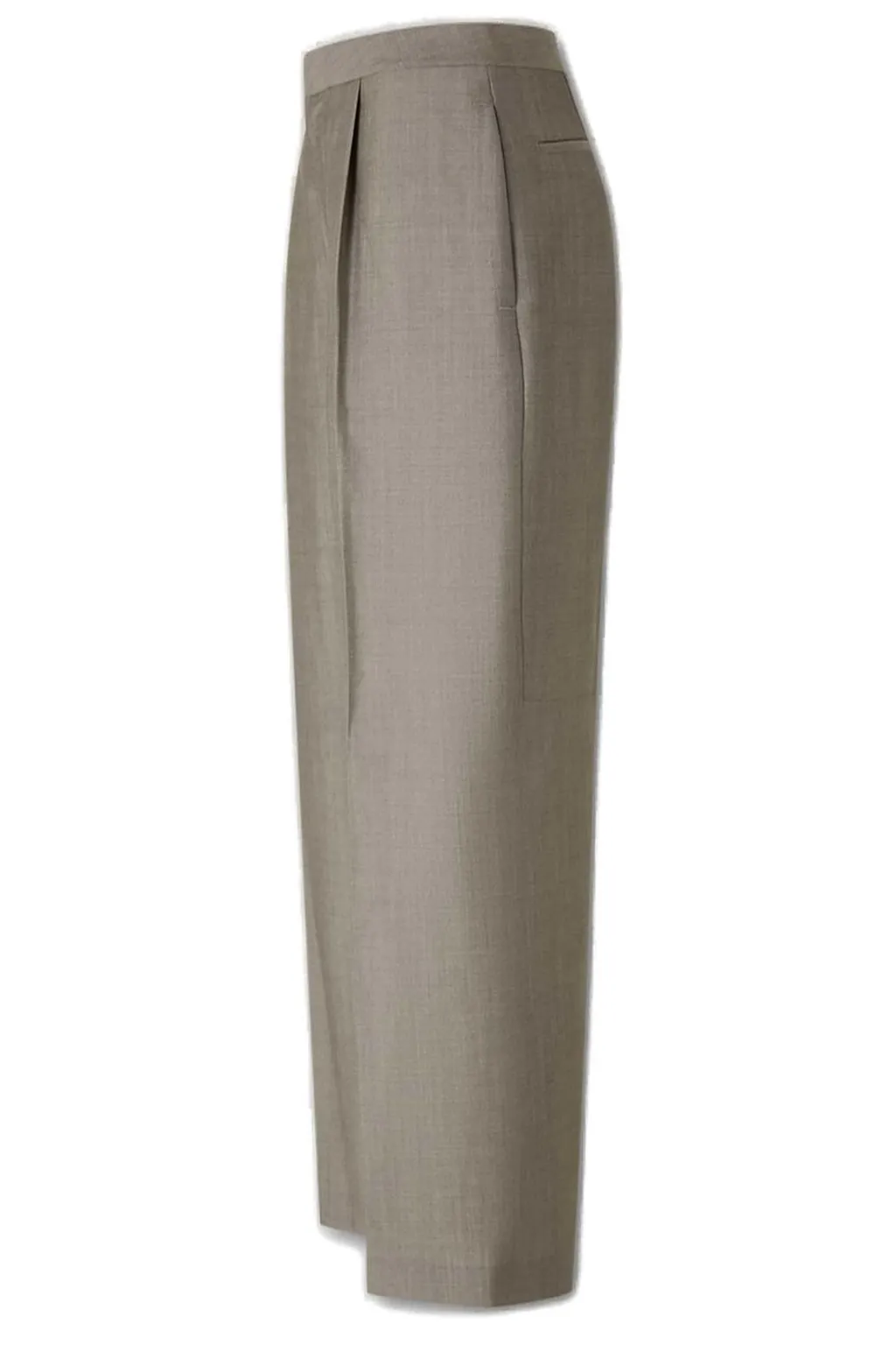 Mid-Rise Tailored Pants