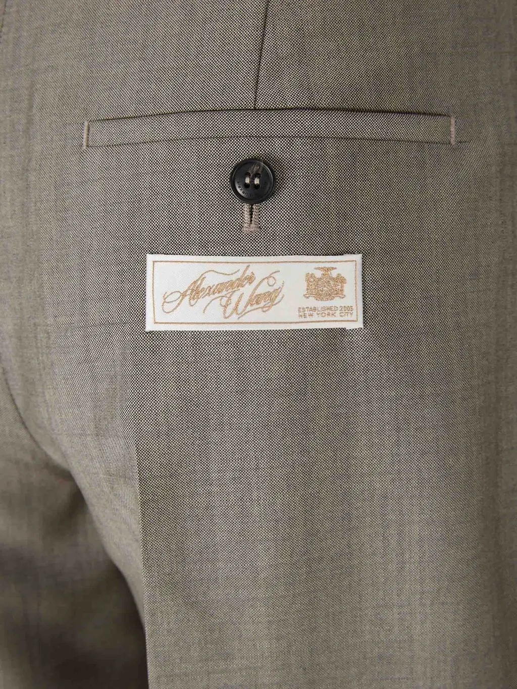 Mid-Rise Tailored Pants