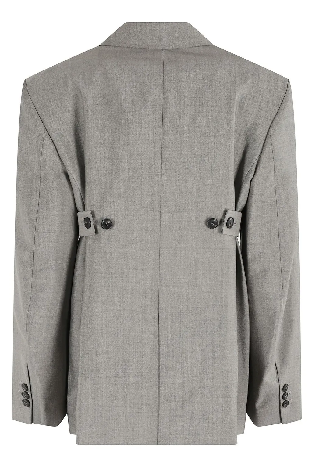 Logo Patch Single-Breasted Blazer