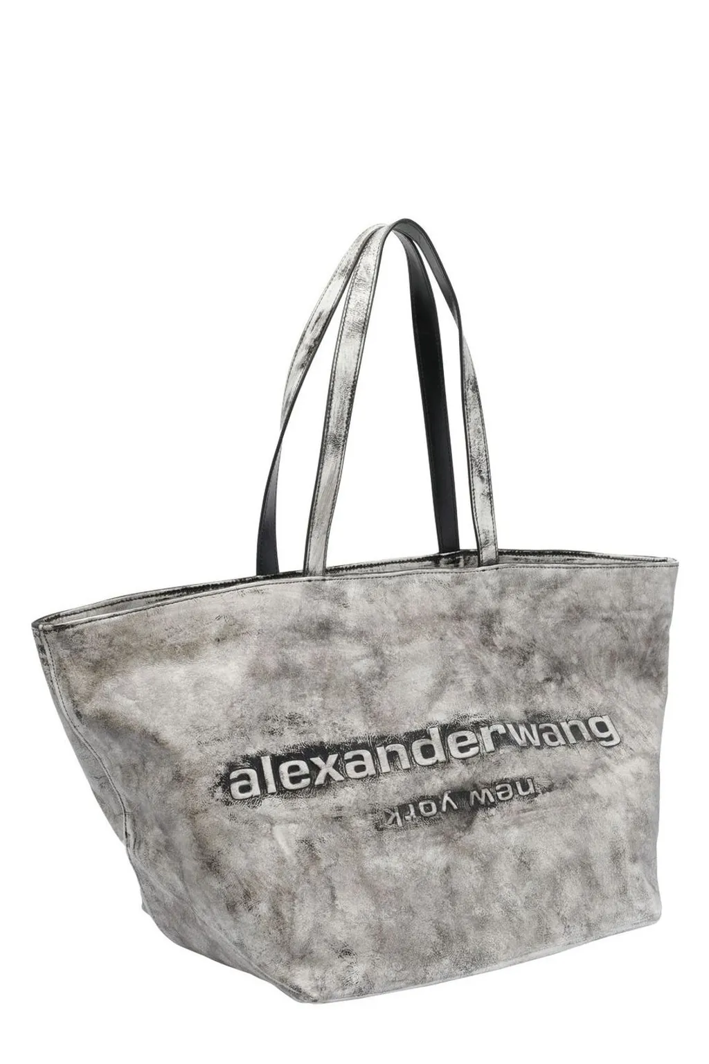 Colour-Blocked Punch Tote Bag