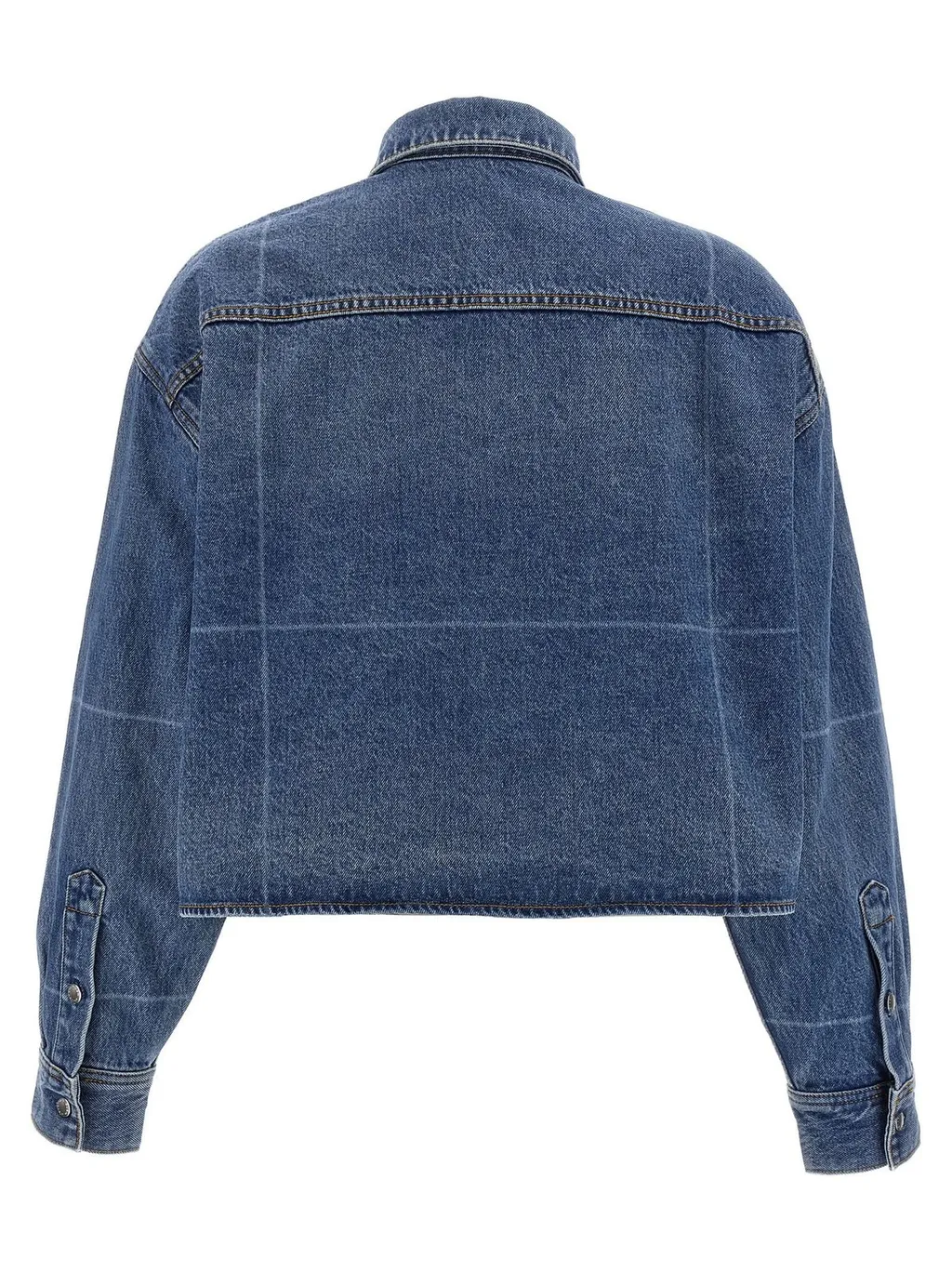Cropped Denim Shirt