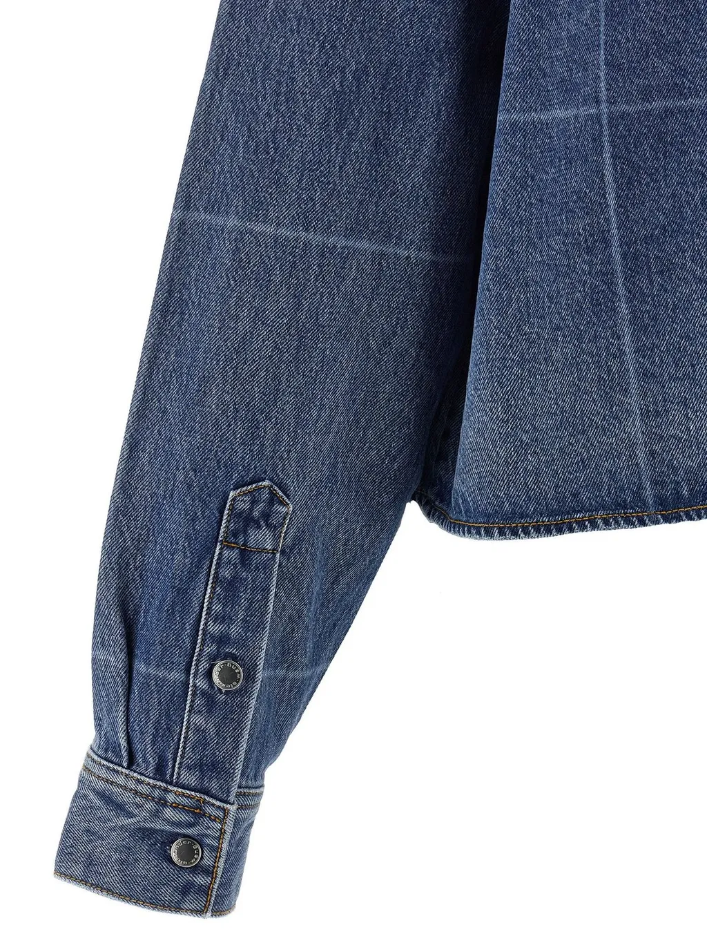 Cropped Denim Shirt