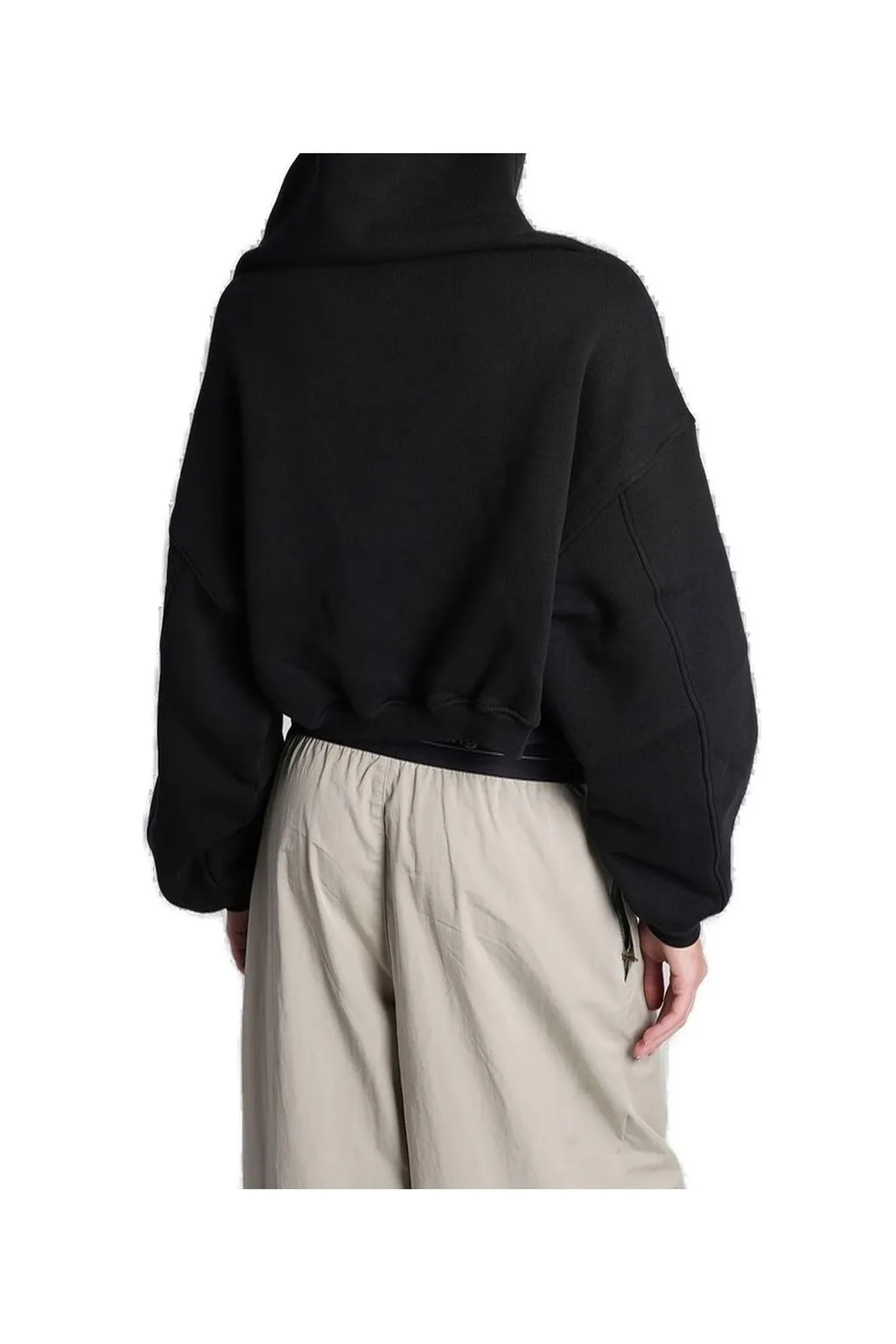 Zip-Up Drawstring Hoodie