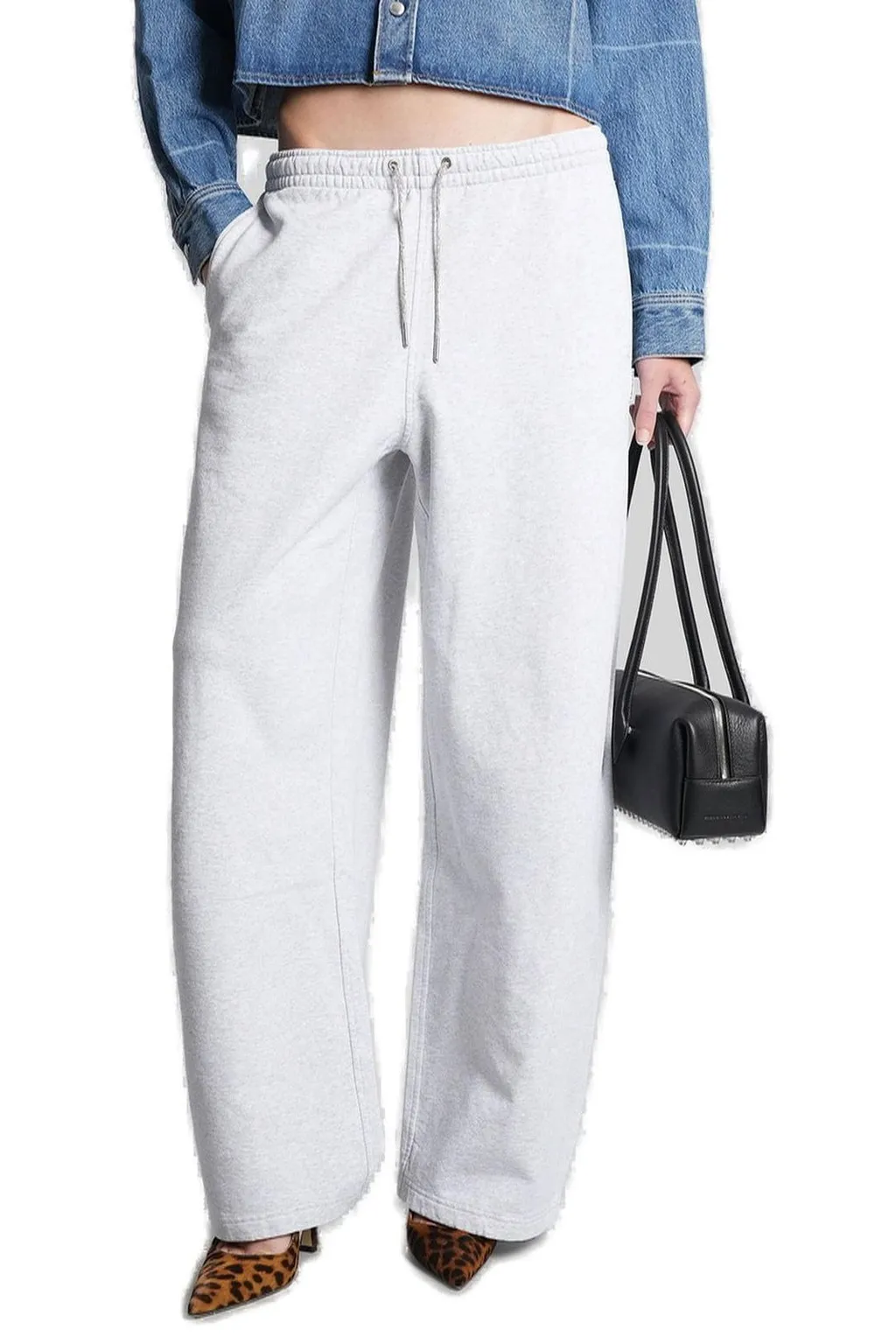 Drawstring Wide Leg Pants