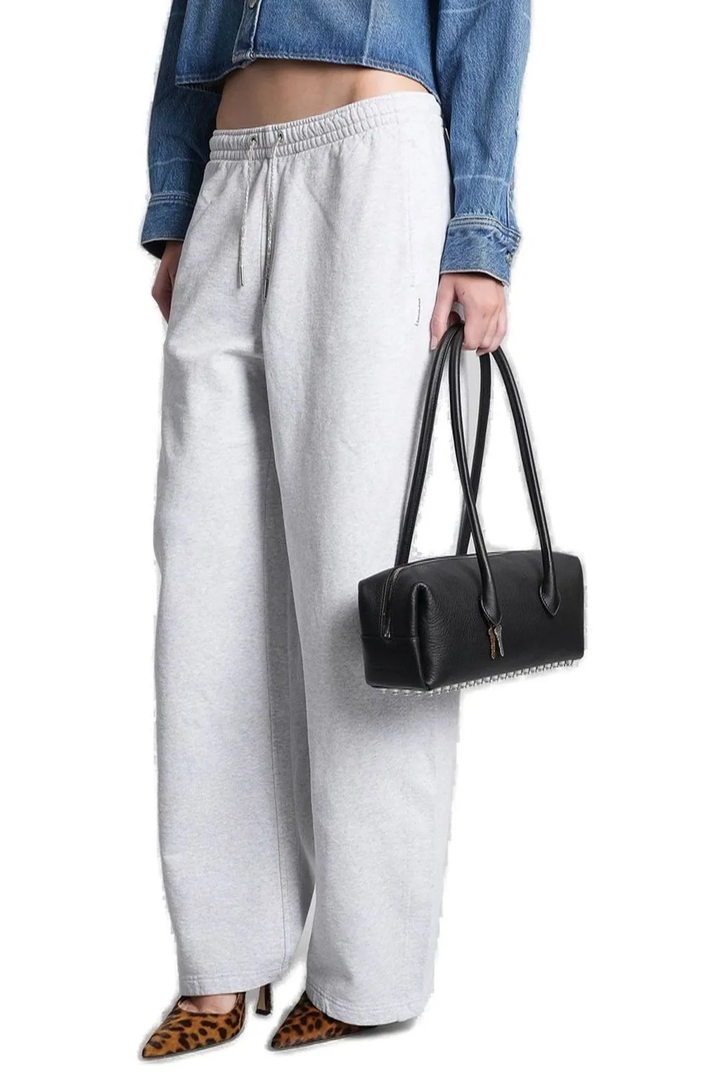 Drawstring Wide Leg Pants