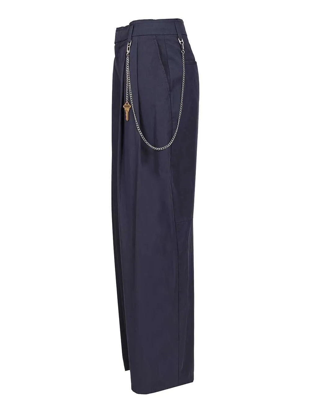 Mid Rise Pleated Trousers
